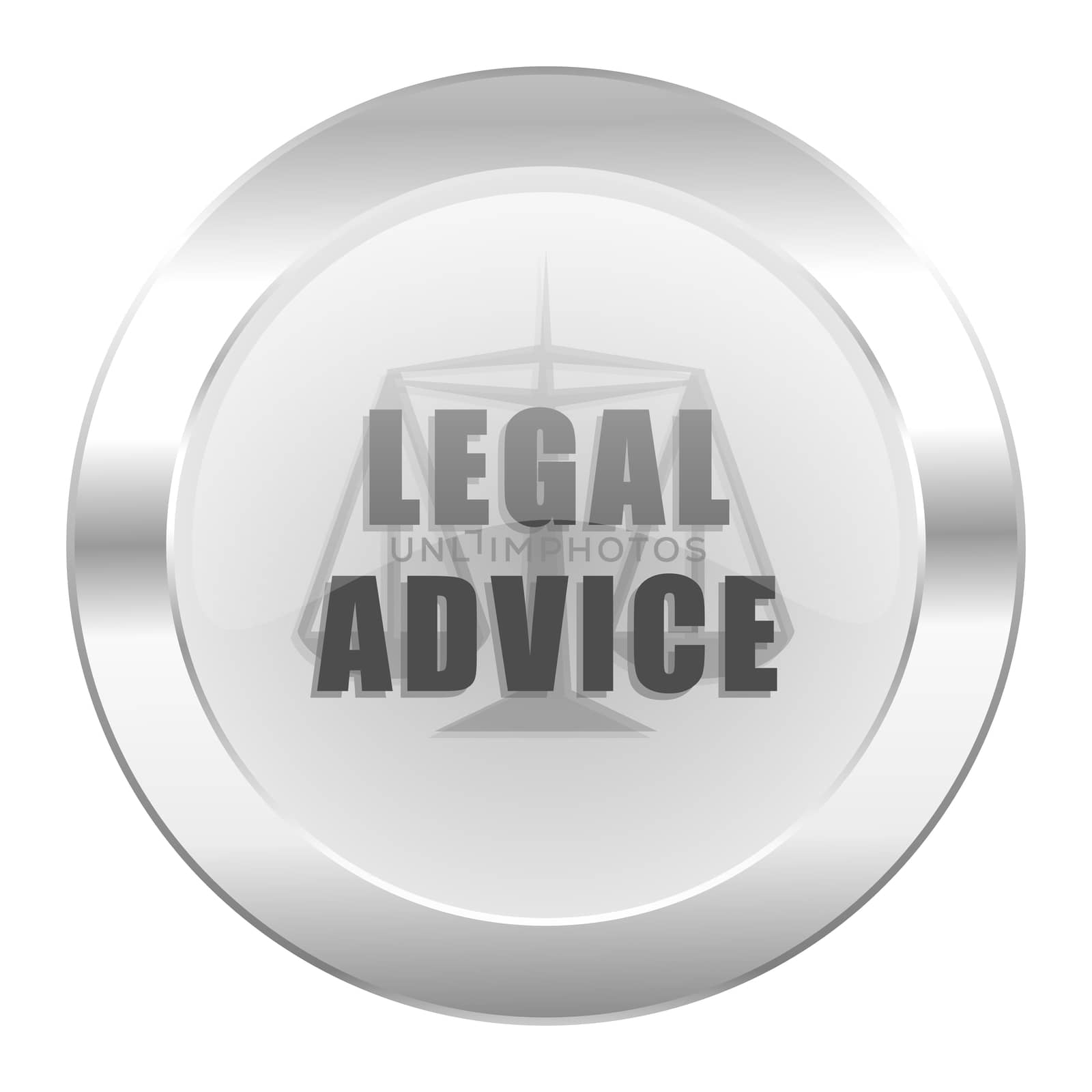 legal advice chrome web icon isolated
