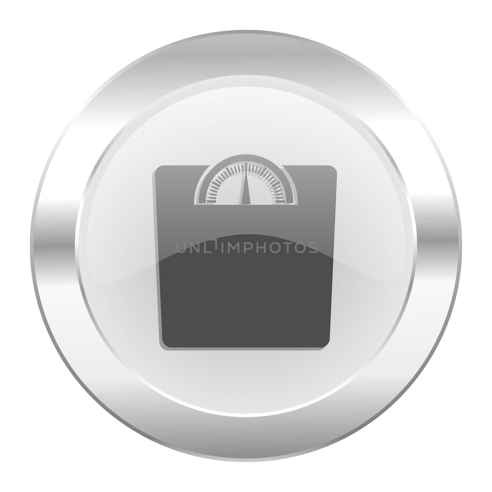 weight chrome web icon isolated