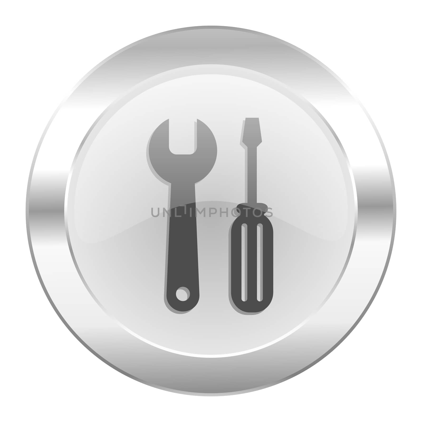 tools chrome web icon isolated