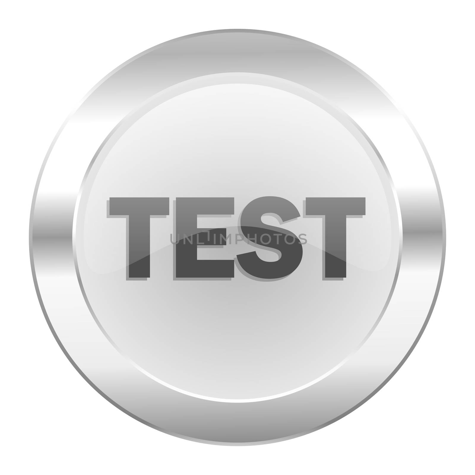 test chrome web icon isolated