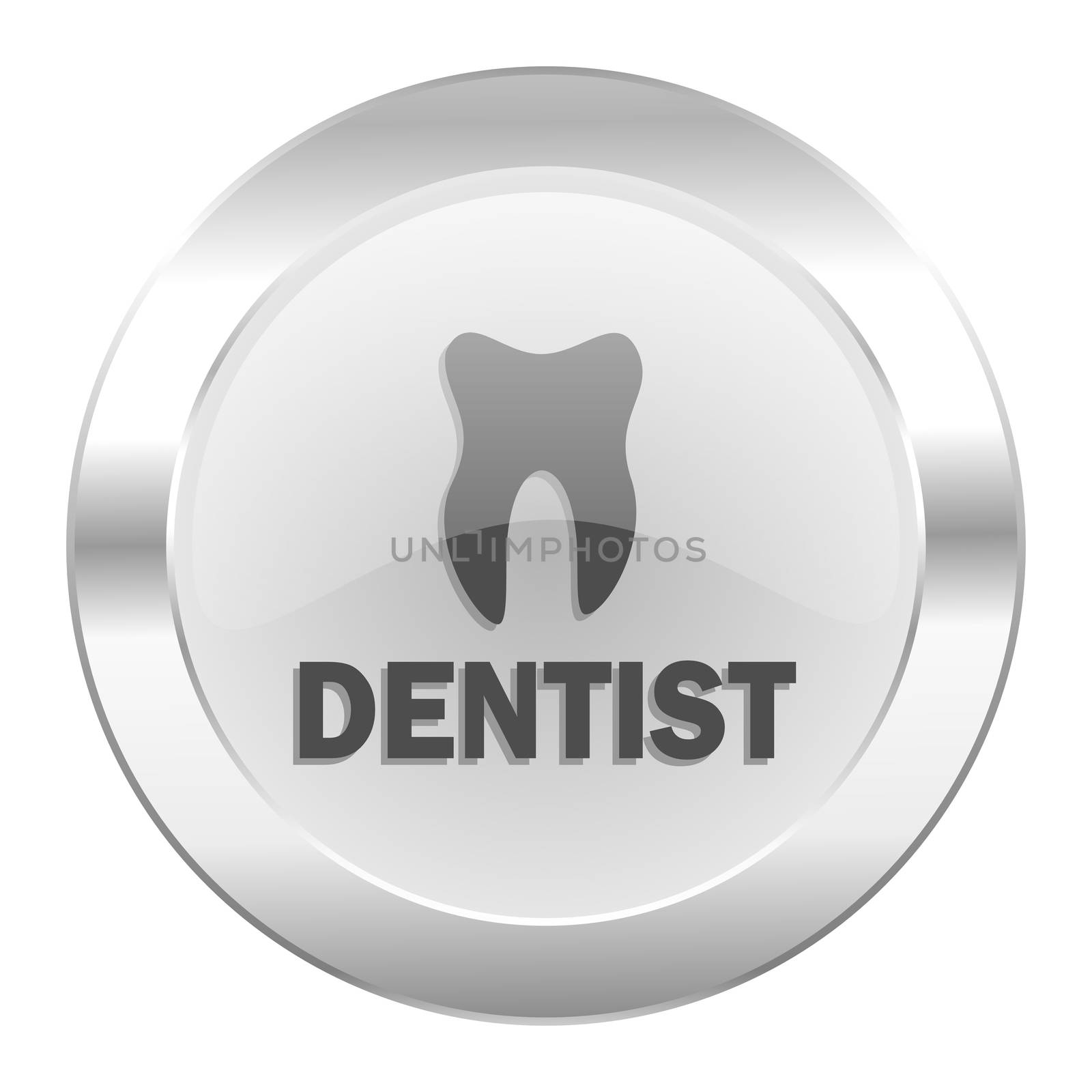dentist chrome web icon isolated
