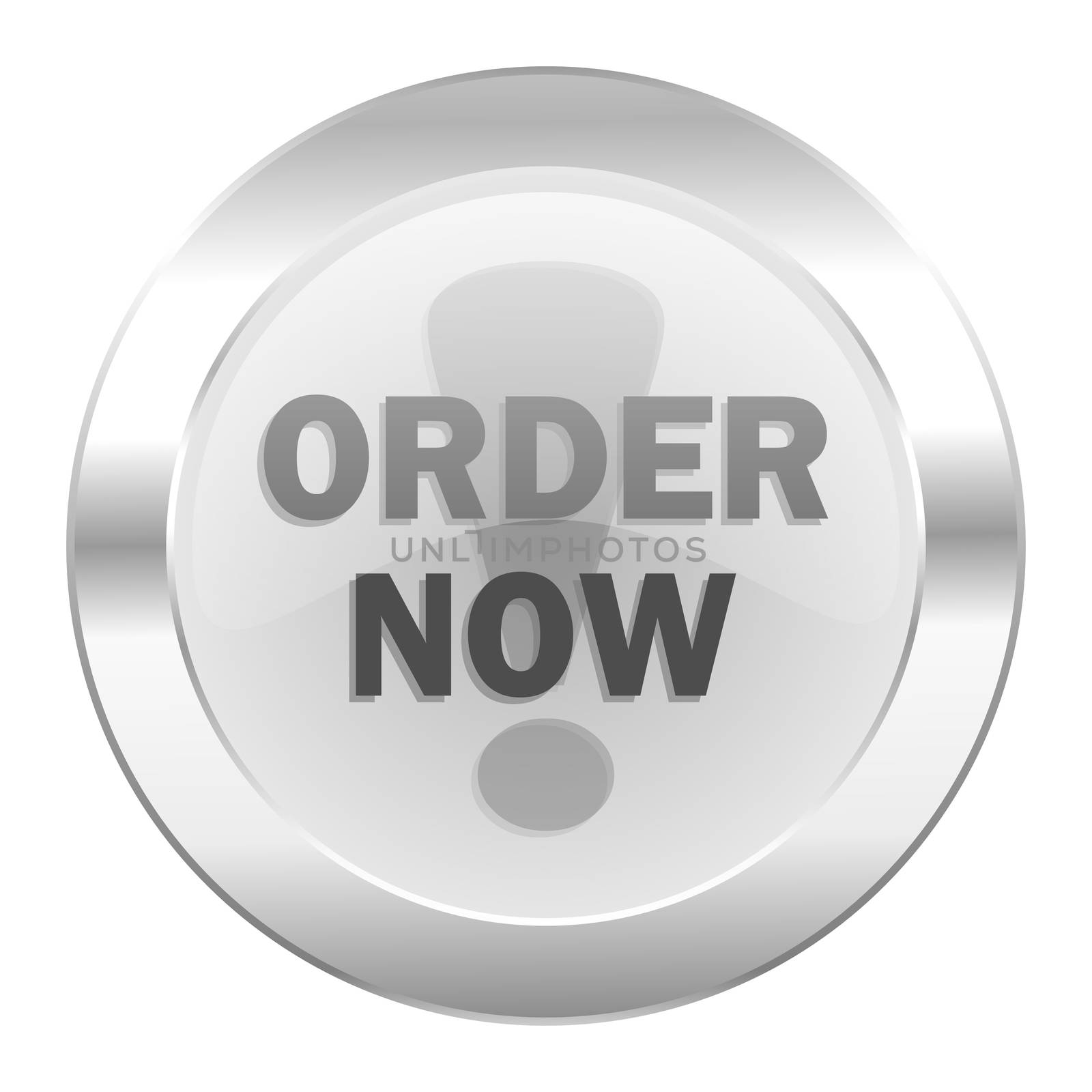 order now chrome web icon isolated