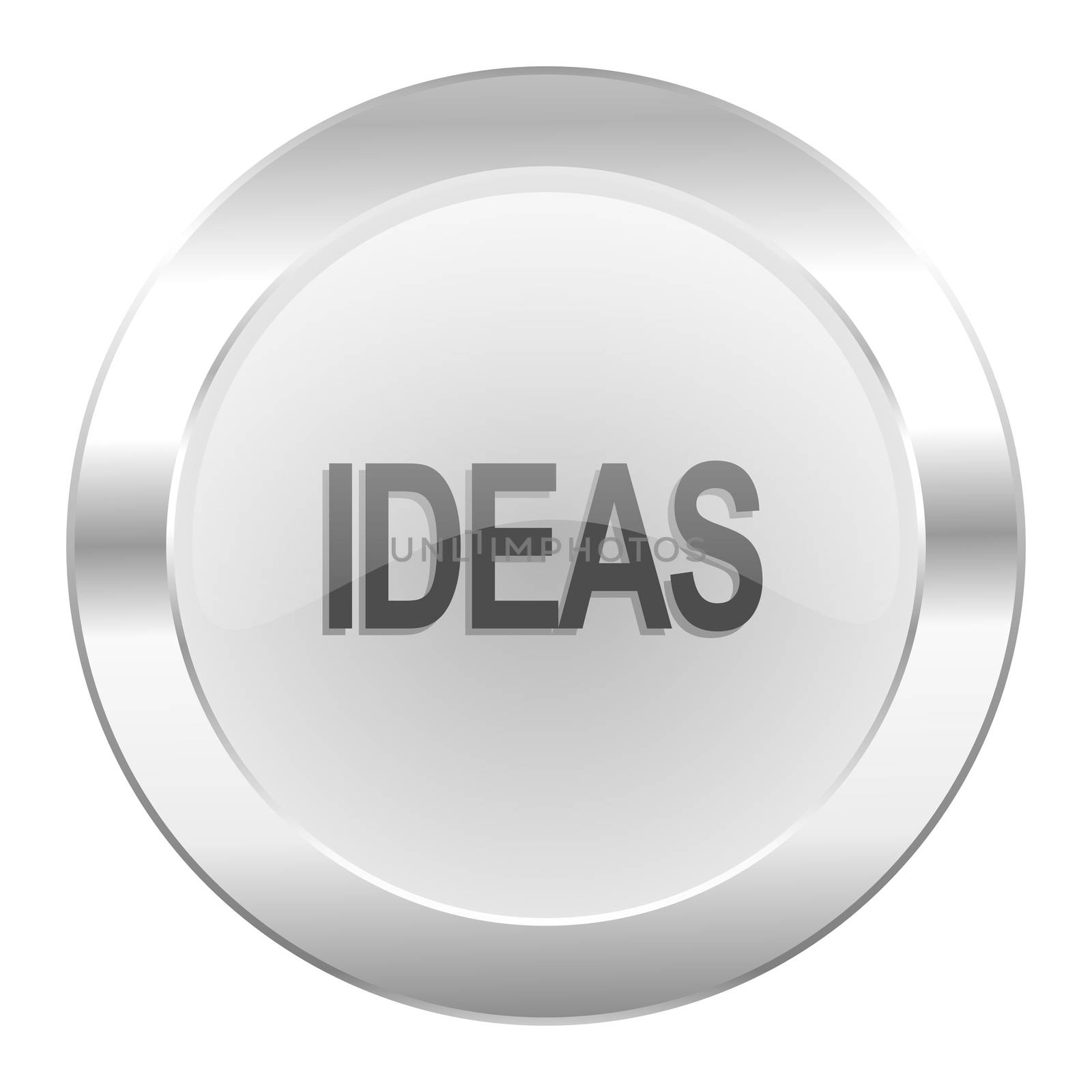 ideas chrome web icon isolated