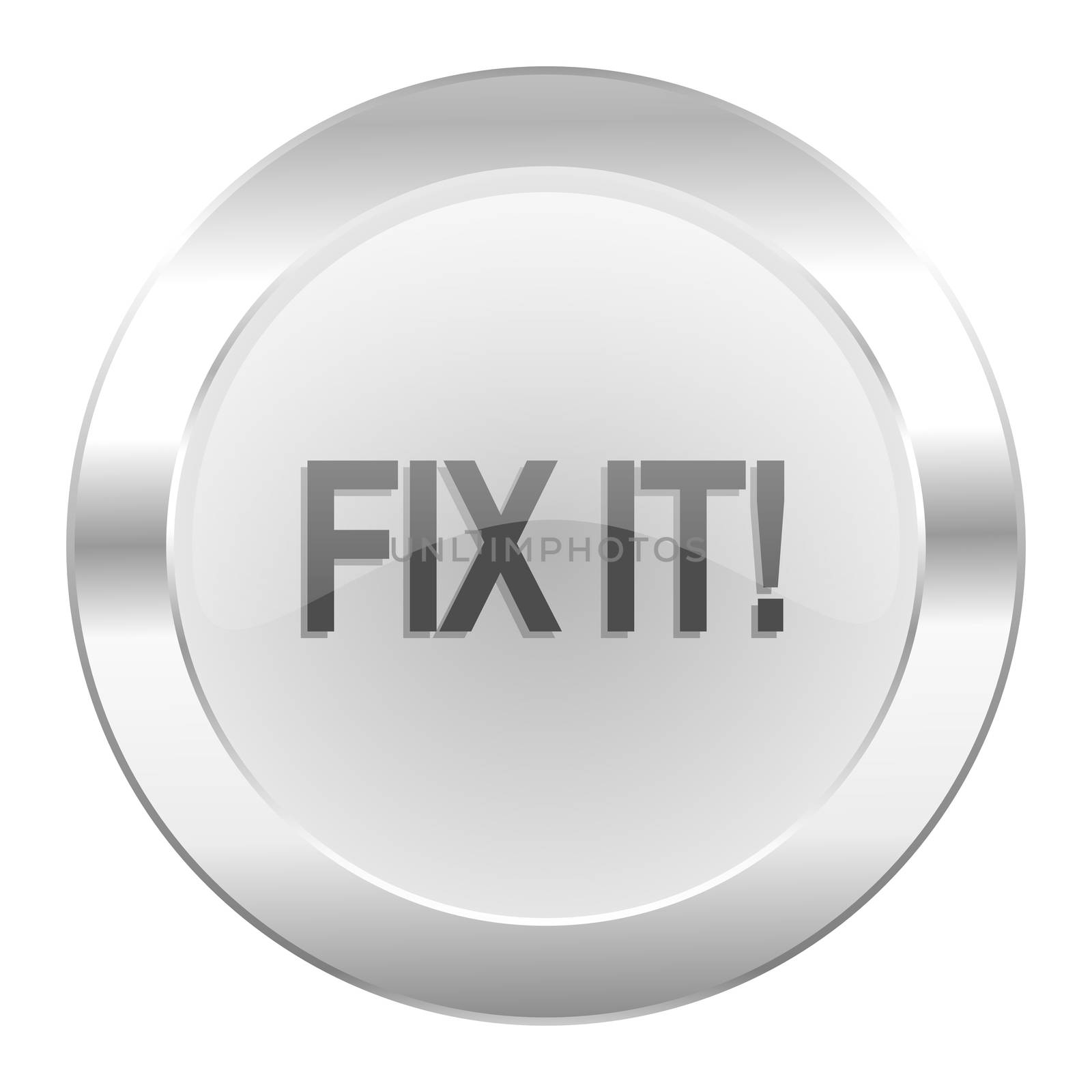 fix it chrome web icon isolated