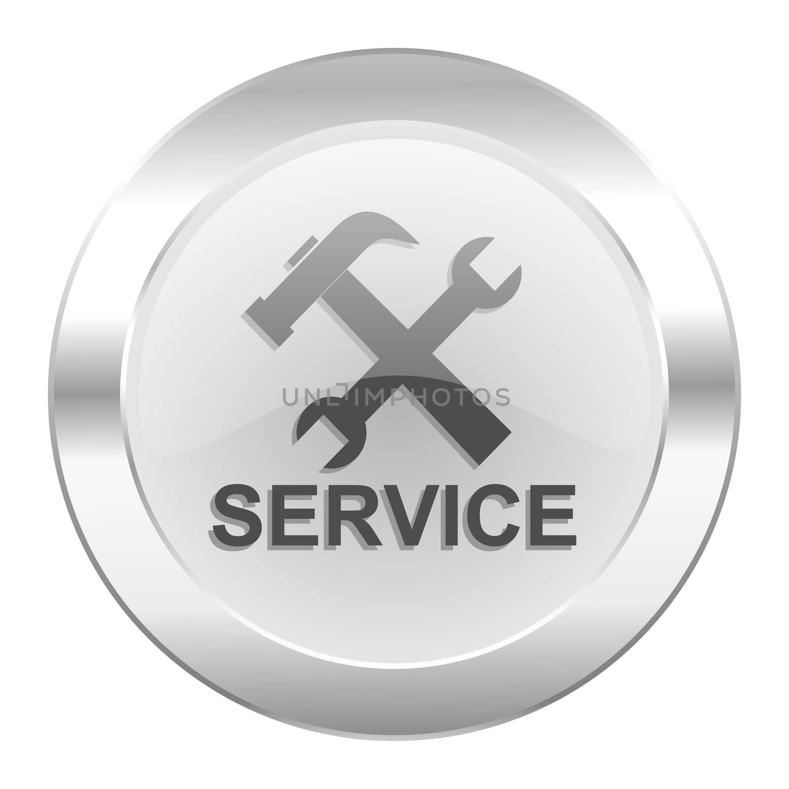 service chrome web icon isolated