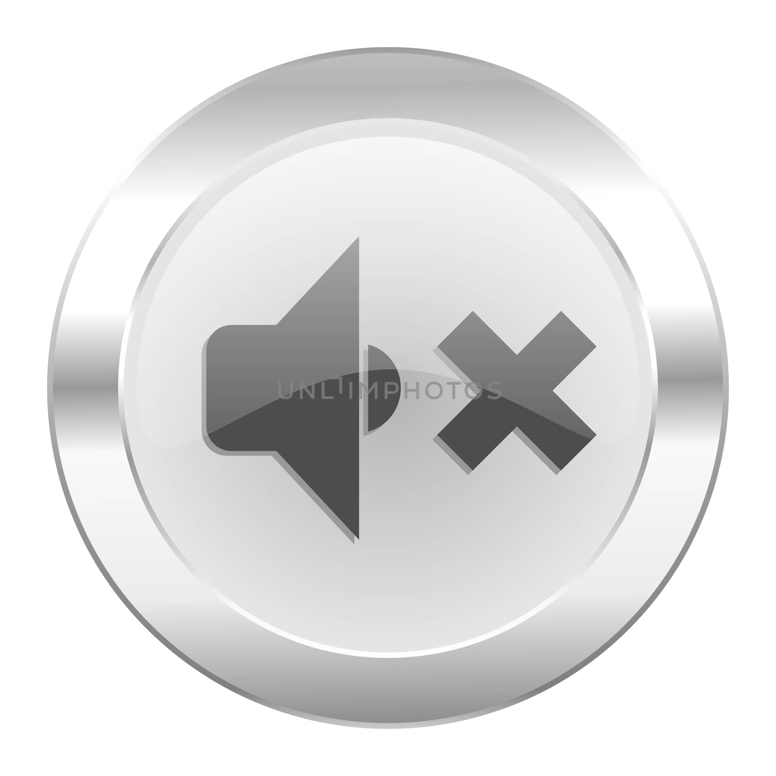 speaker volume chrome web icon isolated