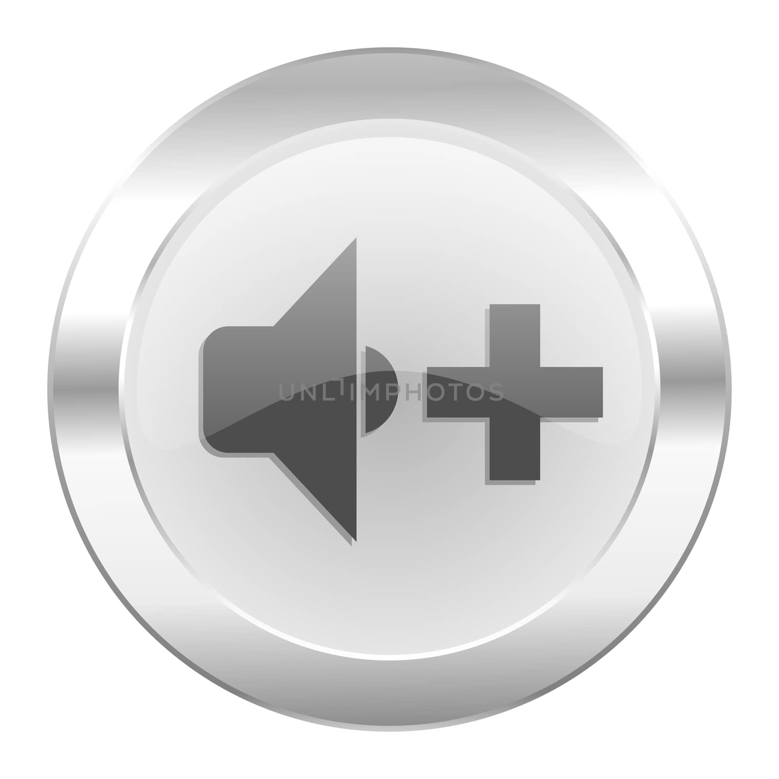 speaker volume chrome web icon isolated