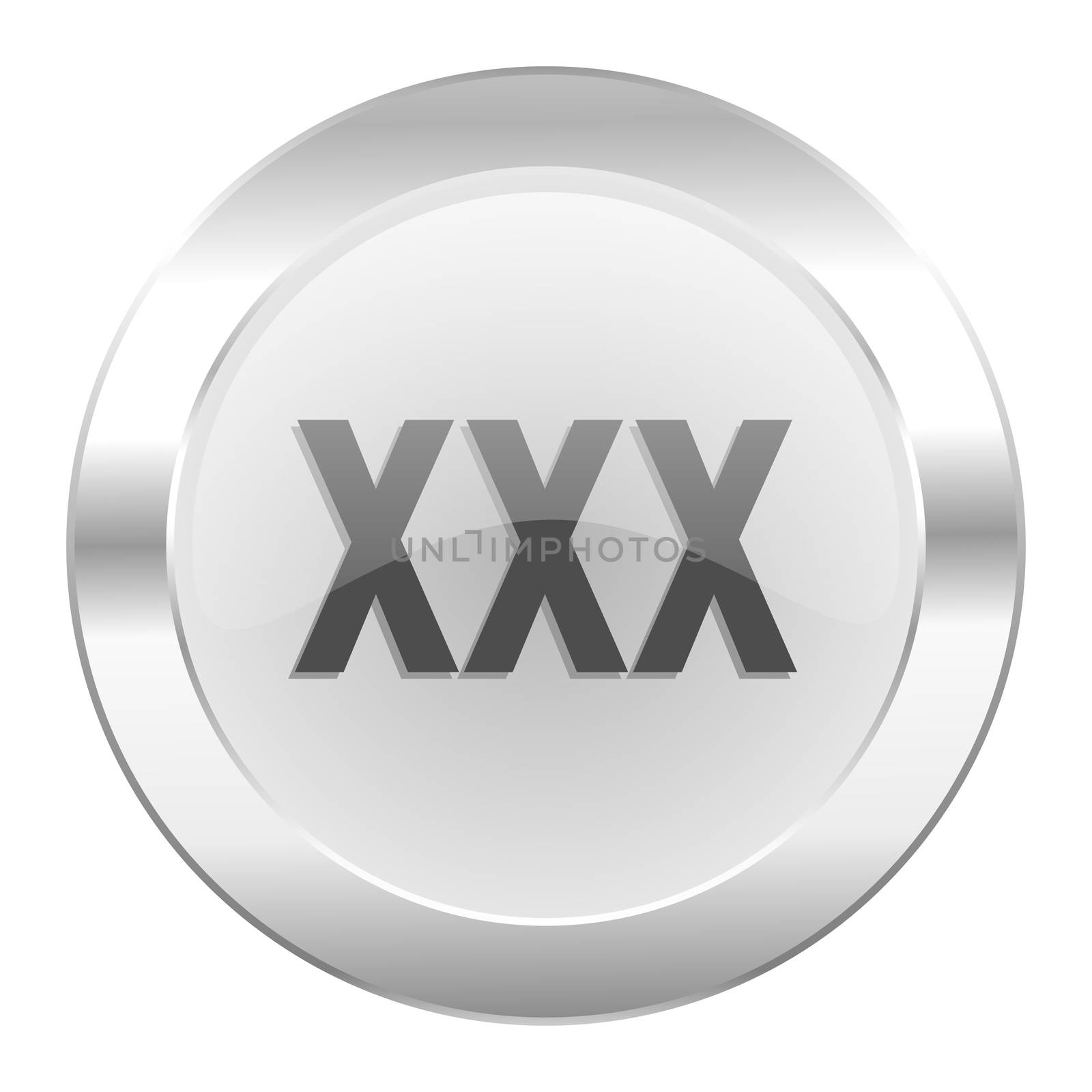 xxx chrome web icon isolated