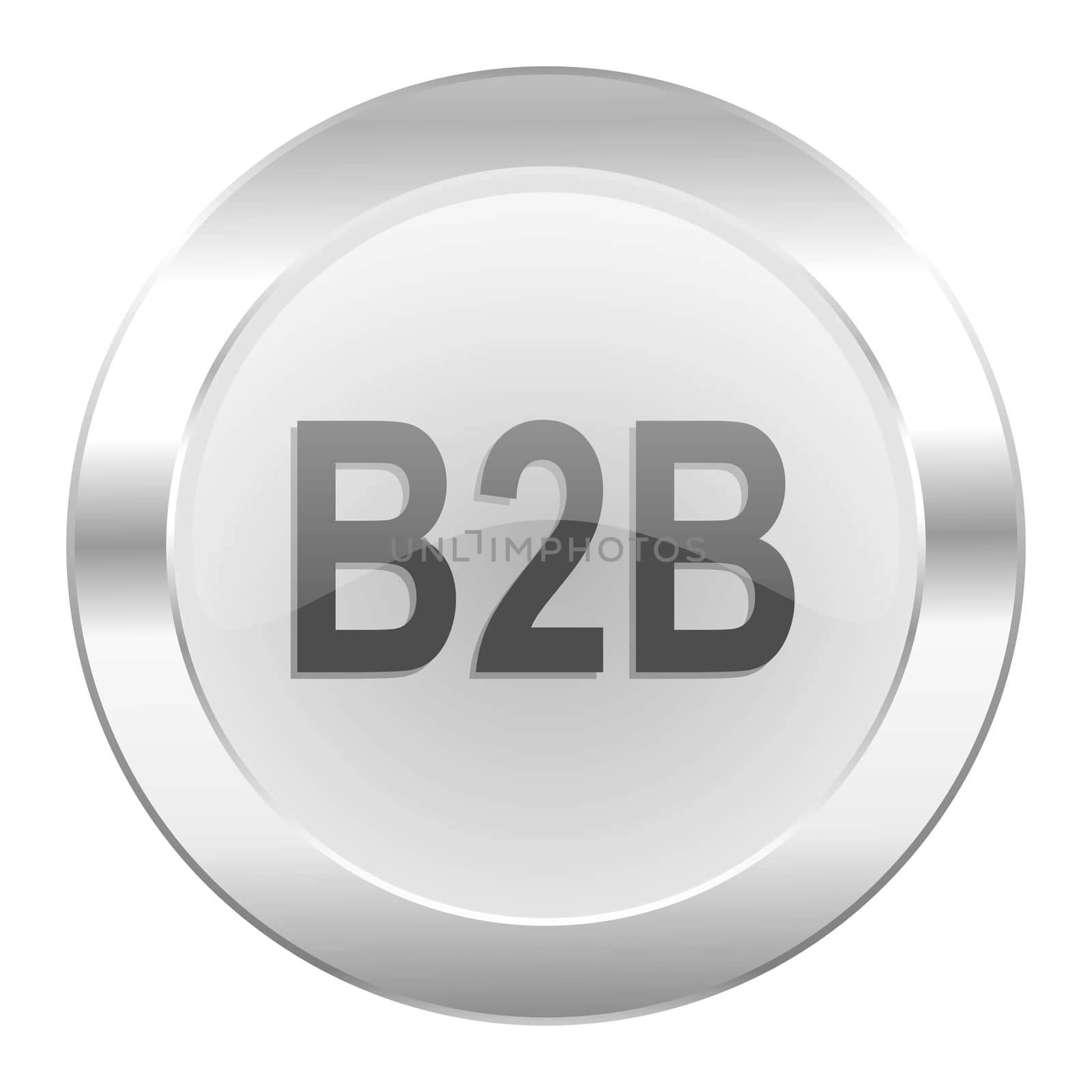 b2b chrome web icon isolated