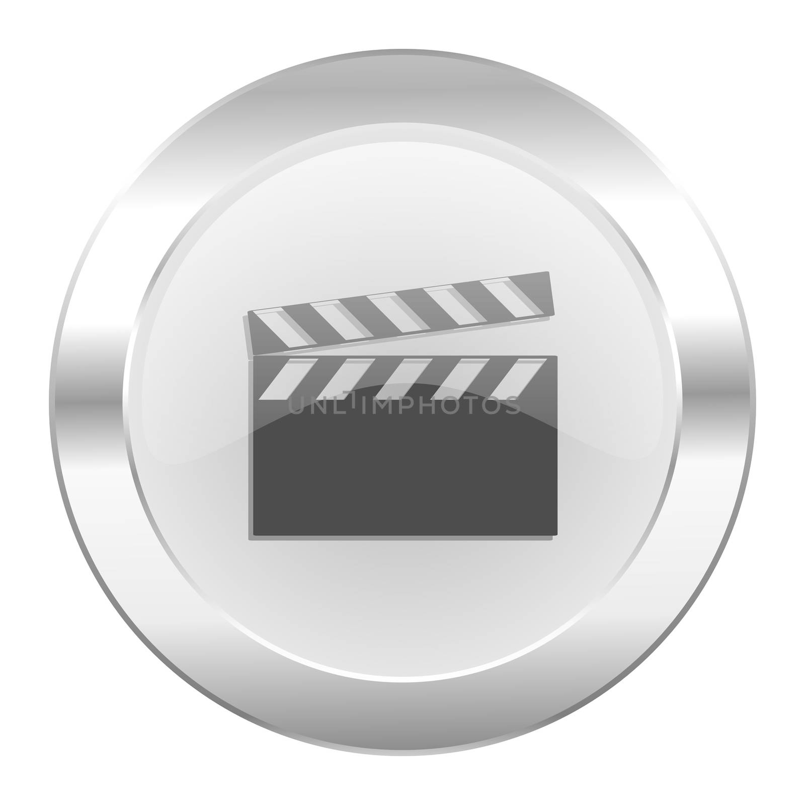 video chrome web icon isolated