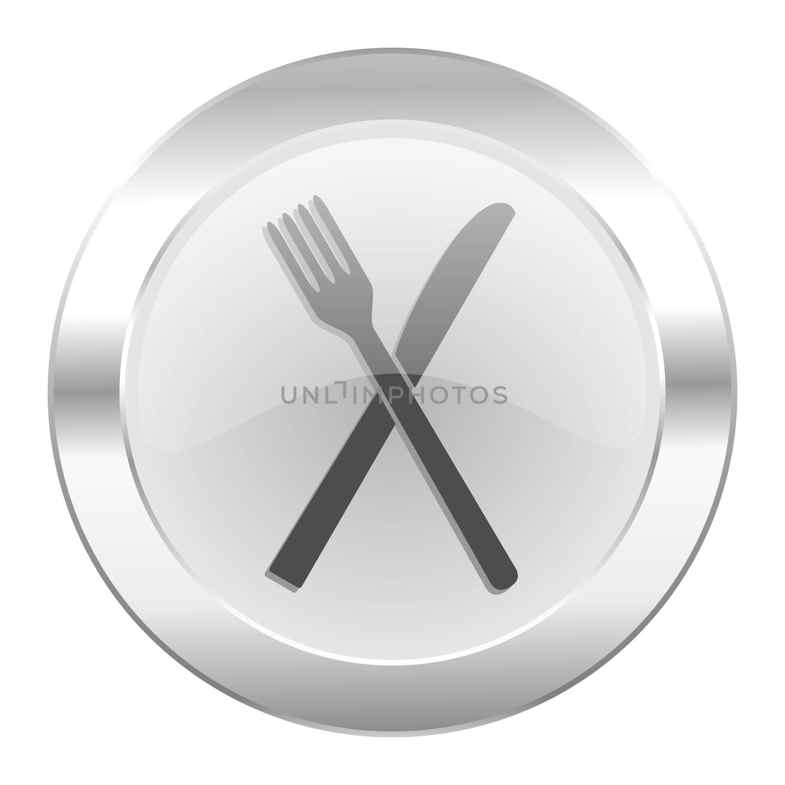 restaurant chrome web icon isolated