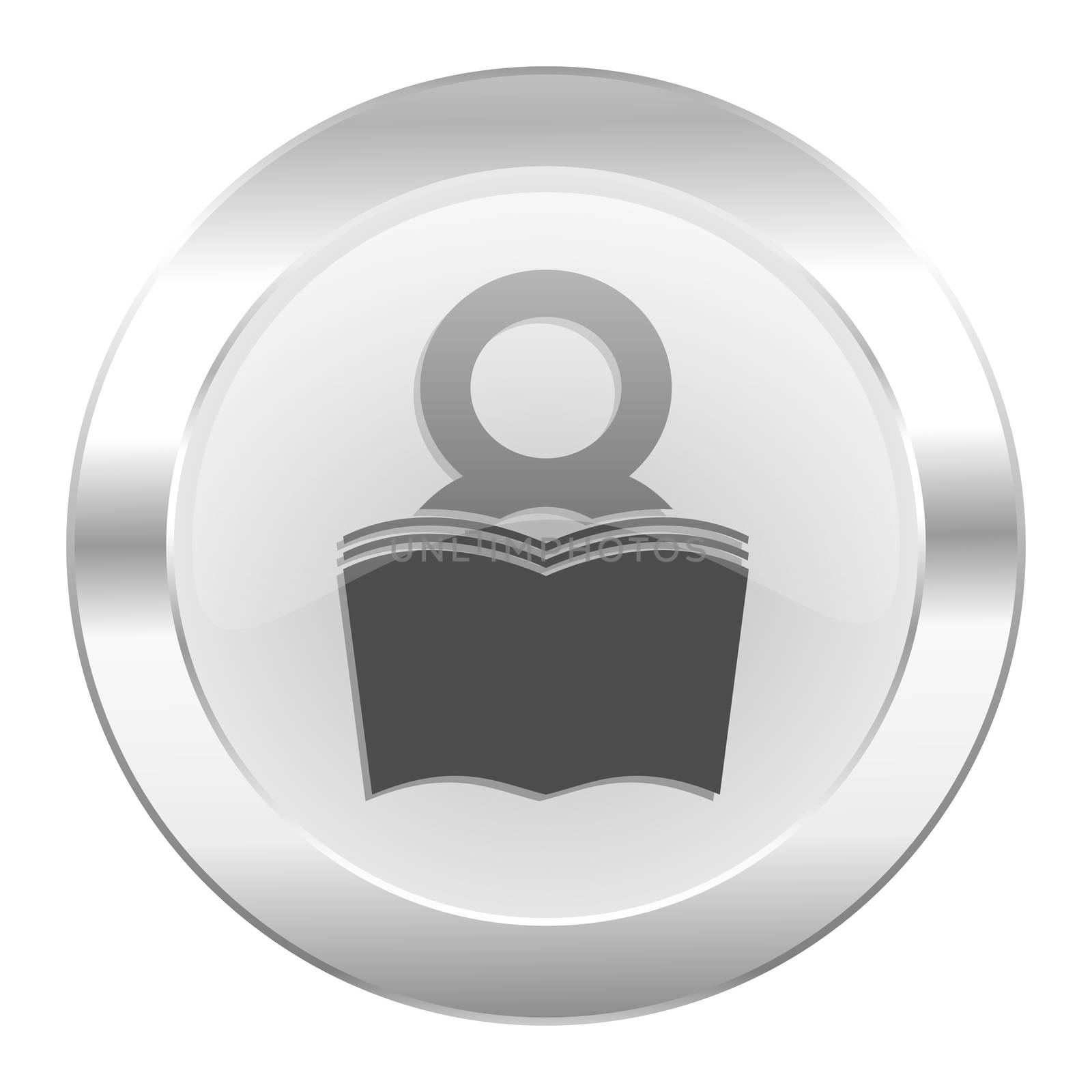 book chrome web icon isolated