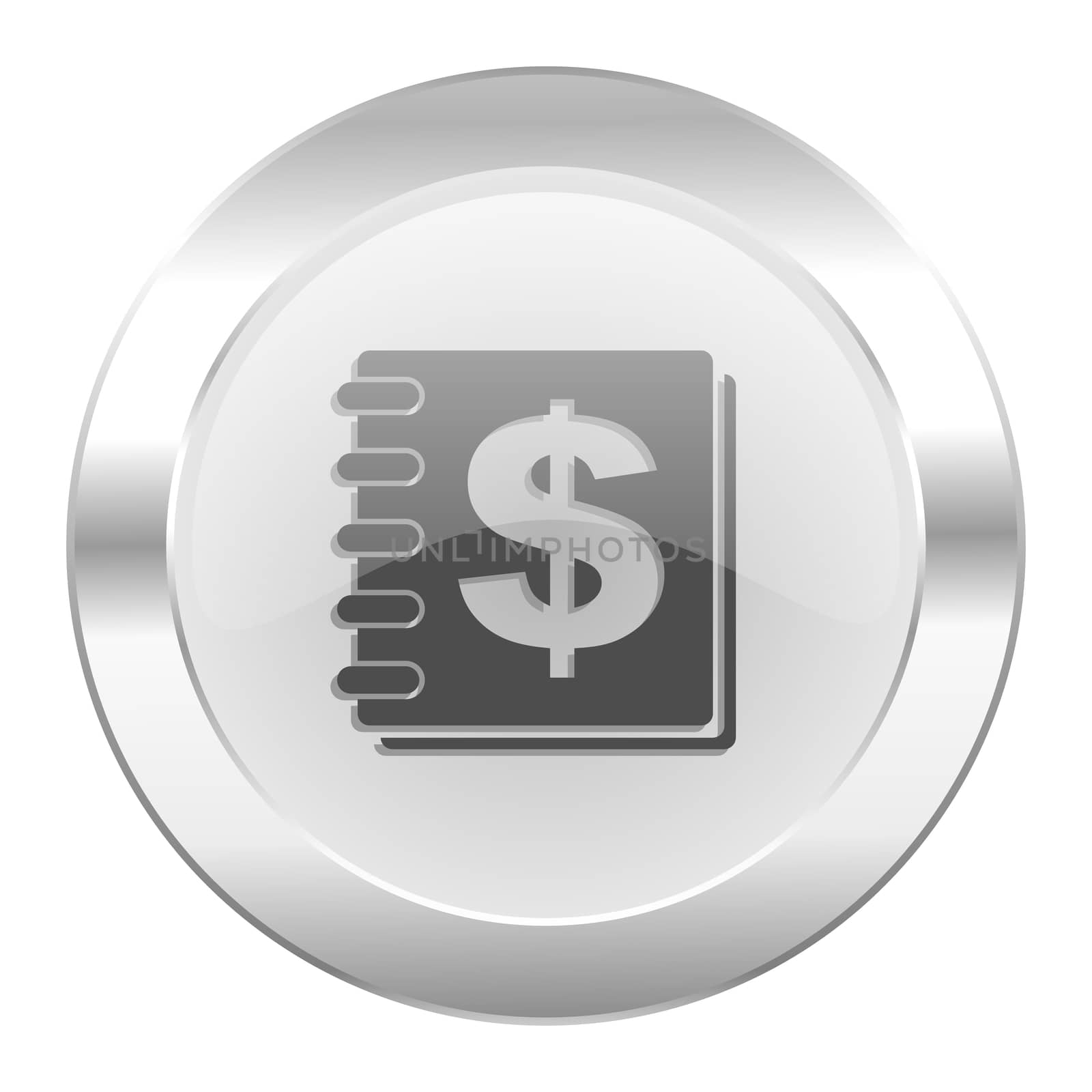 money chrome web icon isolated