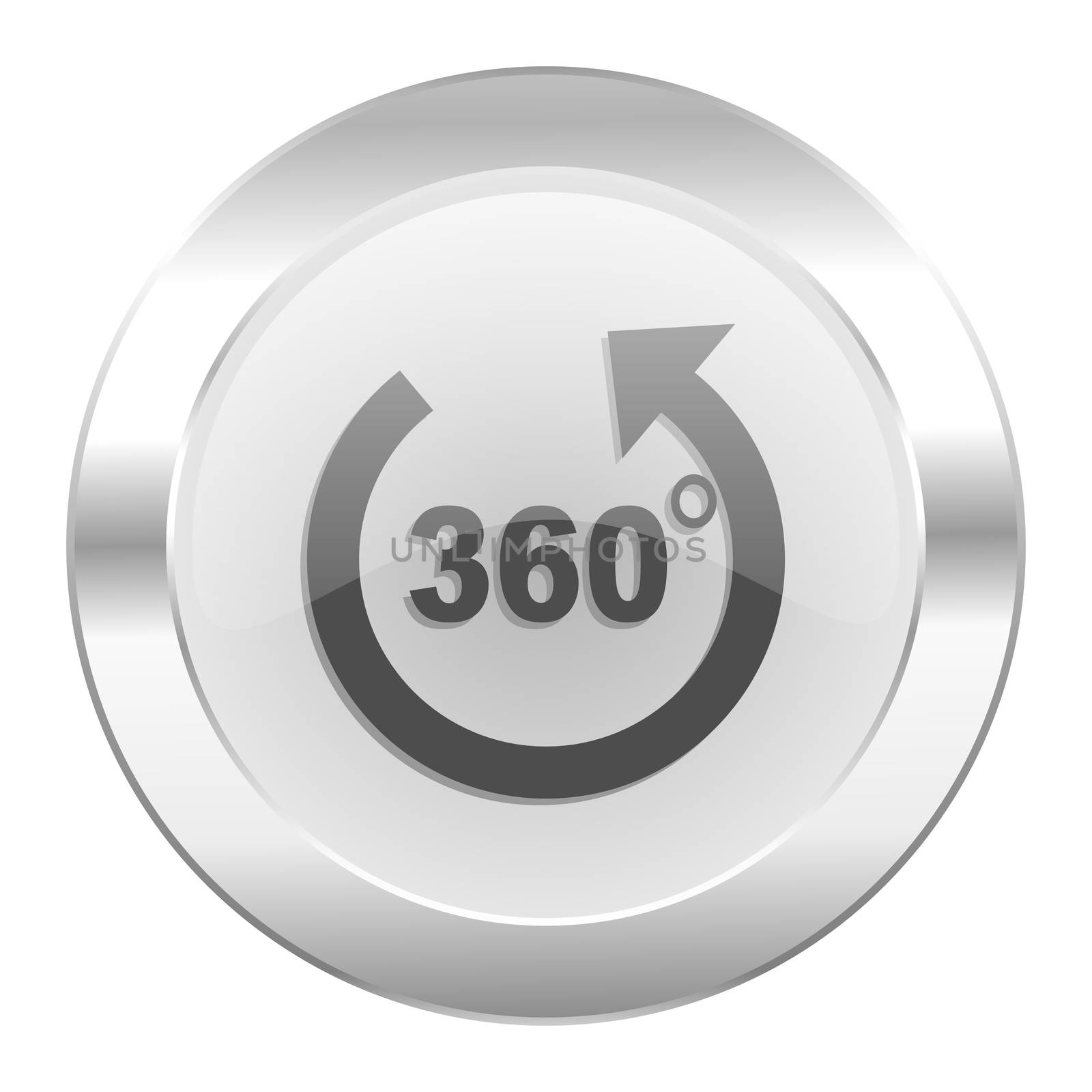 panorama chrome web icon isolated