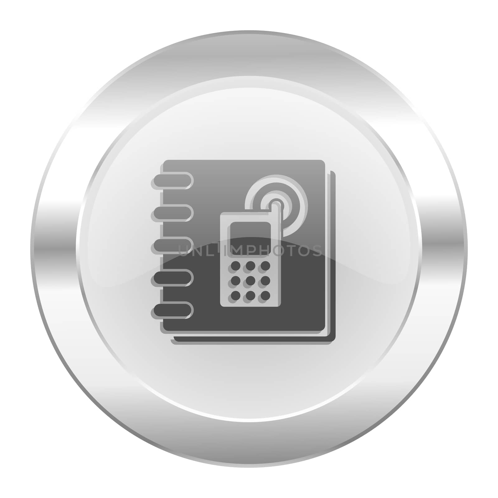 phonebook chrome web icon isolated