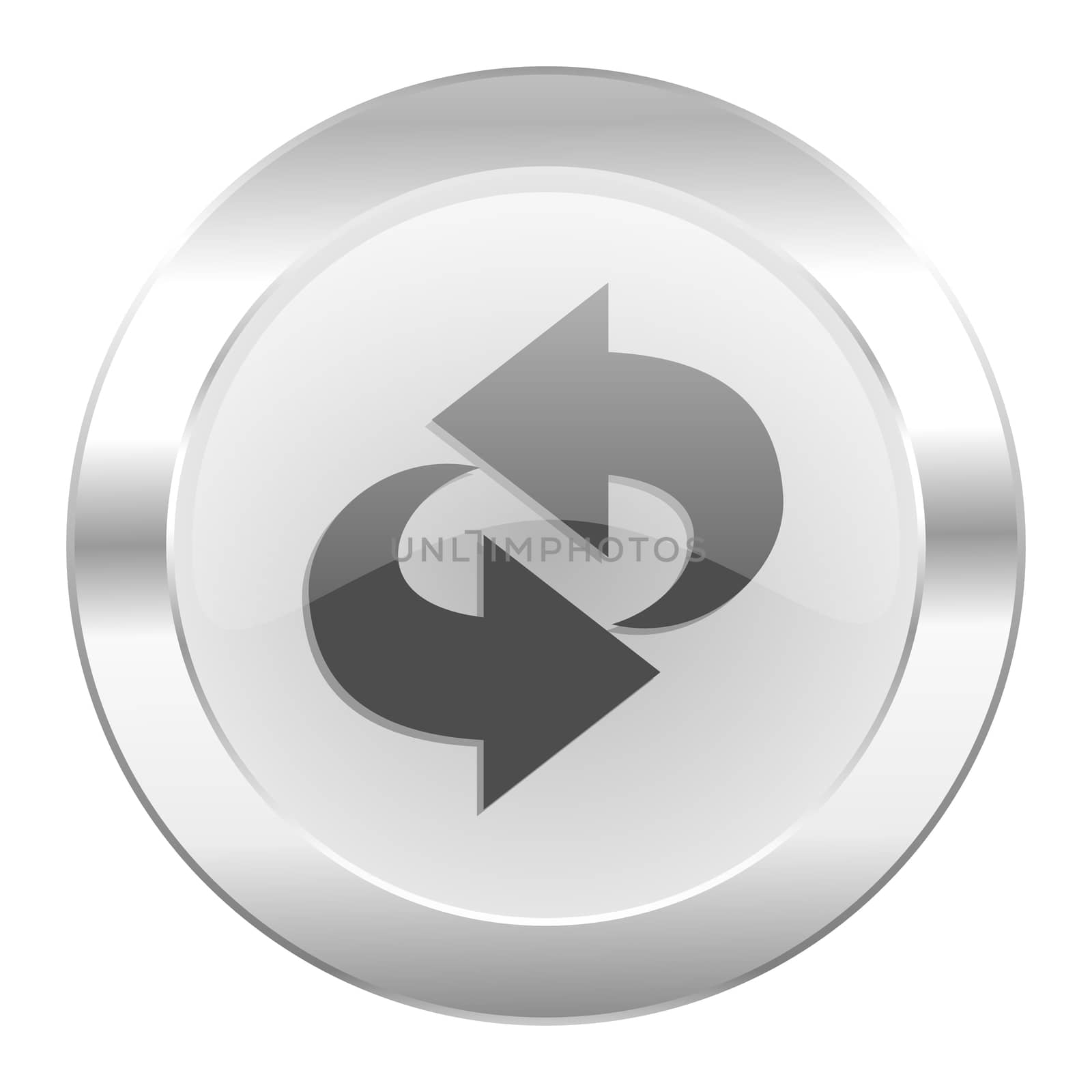 rotation chrome web icon isolated