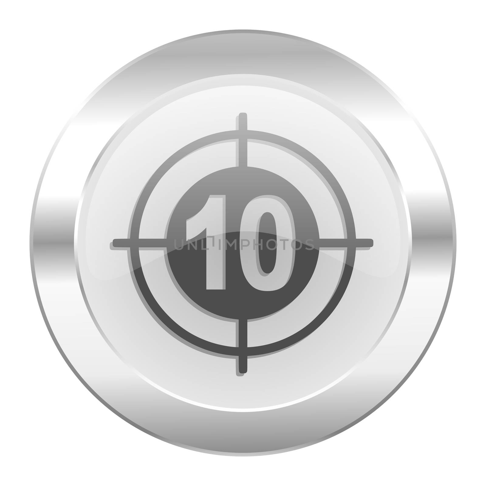 target chrome web icon isolated