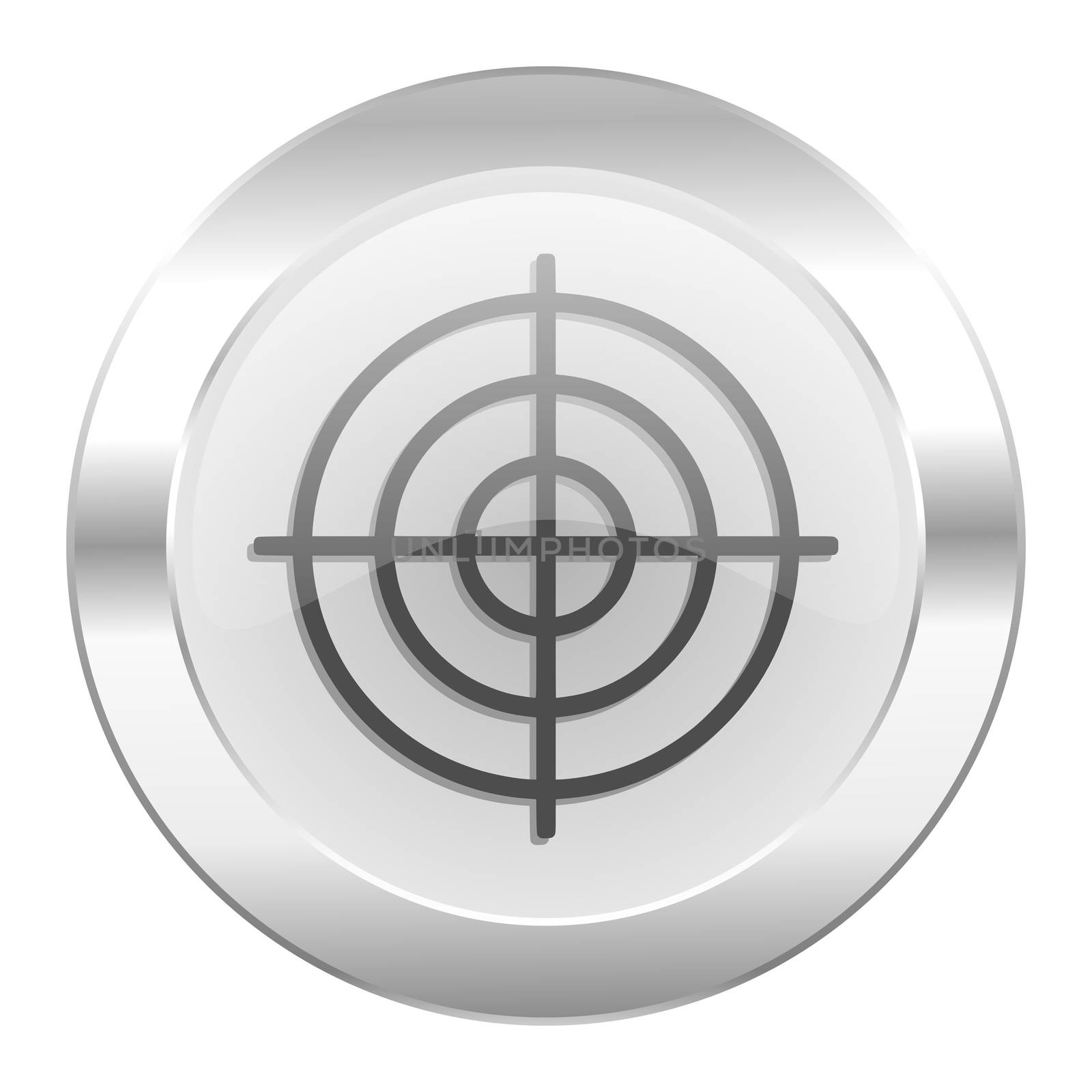 target chrome web icon isolated