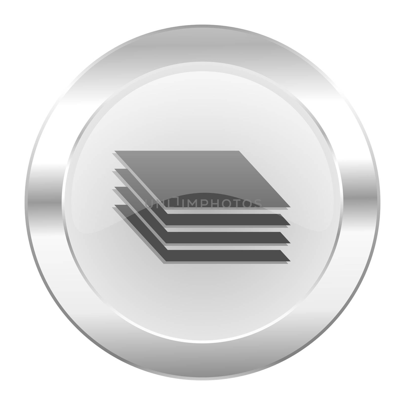 layers chrome web icon isolated