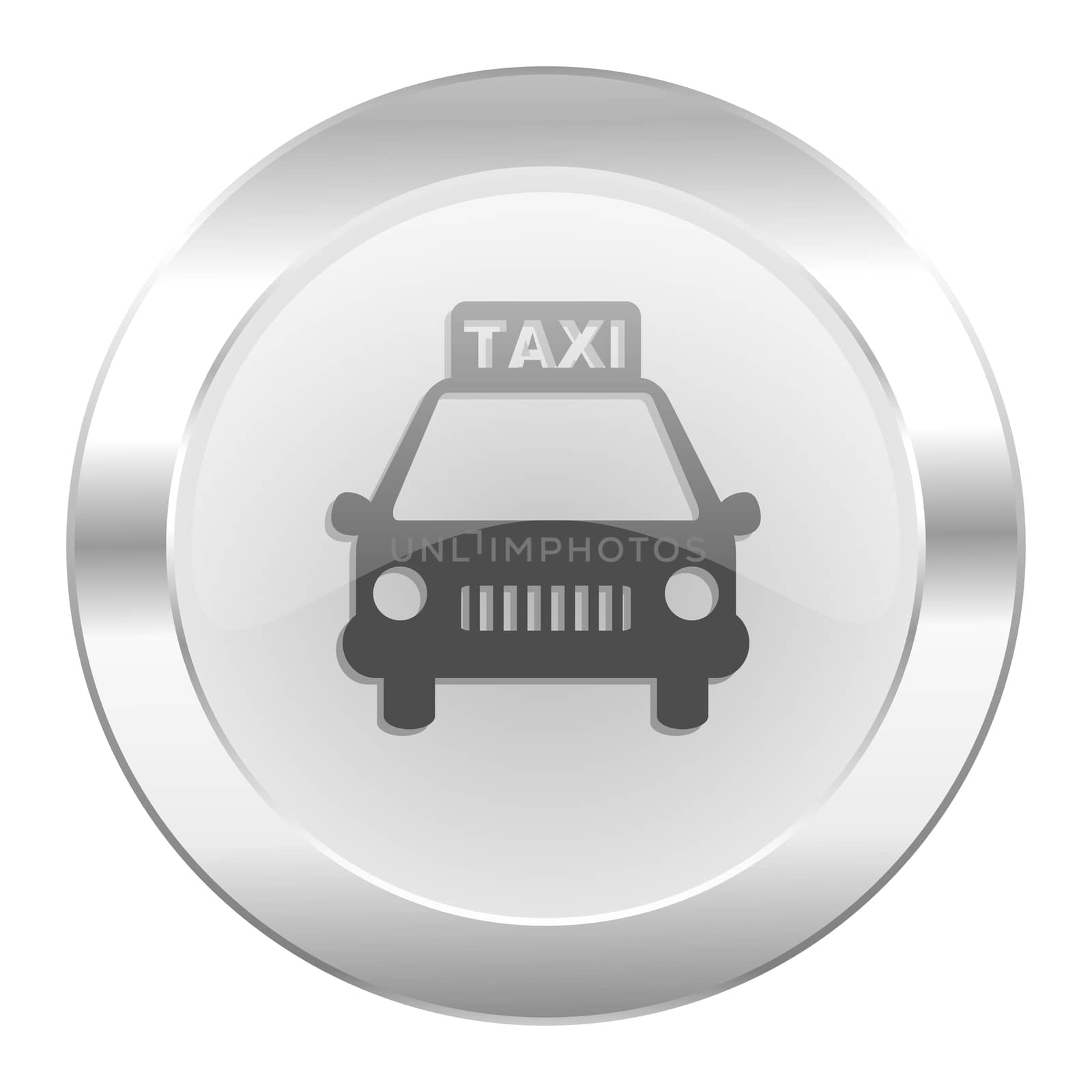 taxi chrome web icon isolated