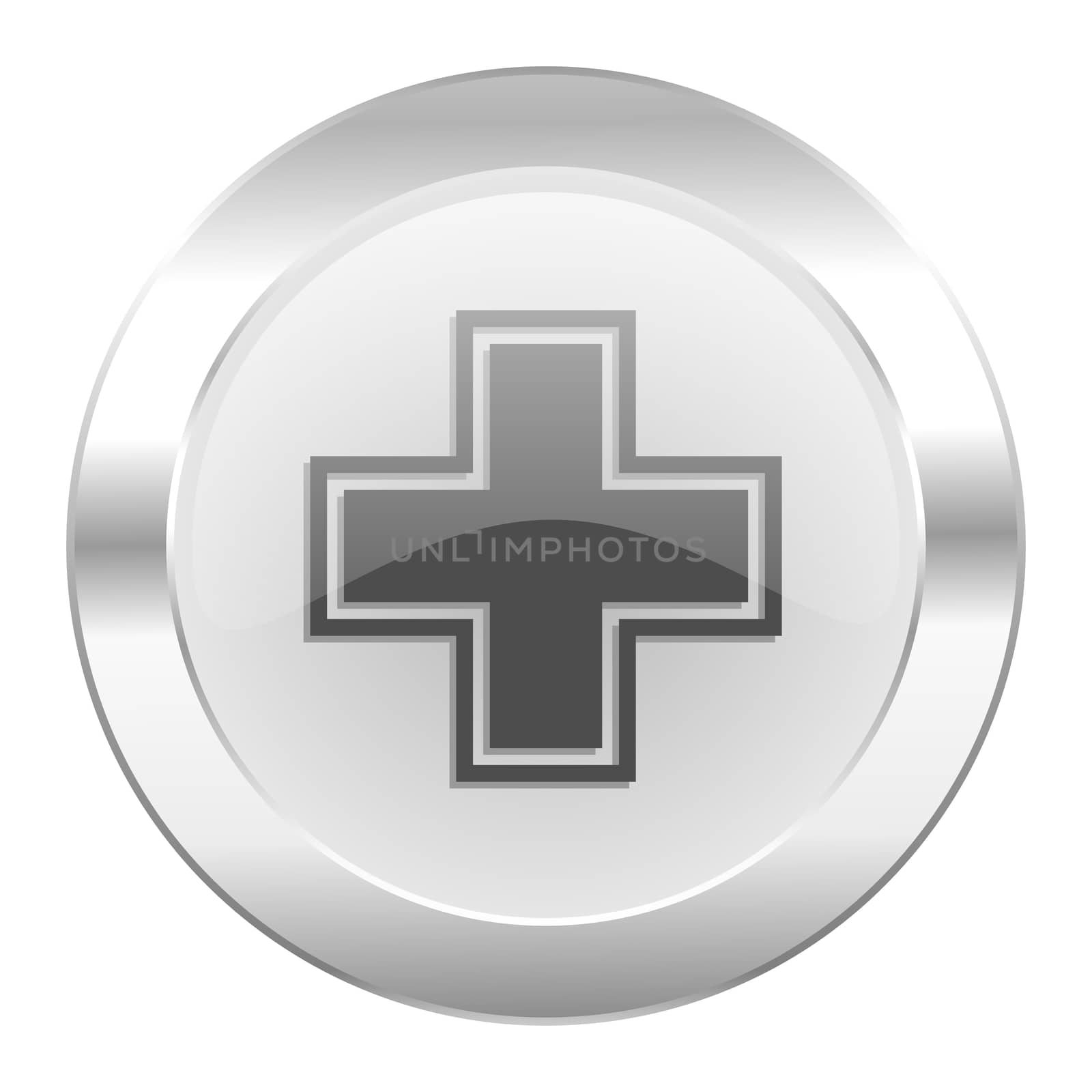 pharmacy chrome web icon isolated