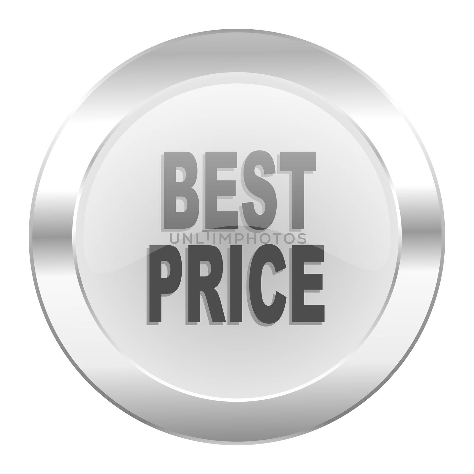 best price chrome web icon isolated