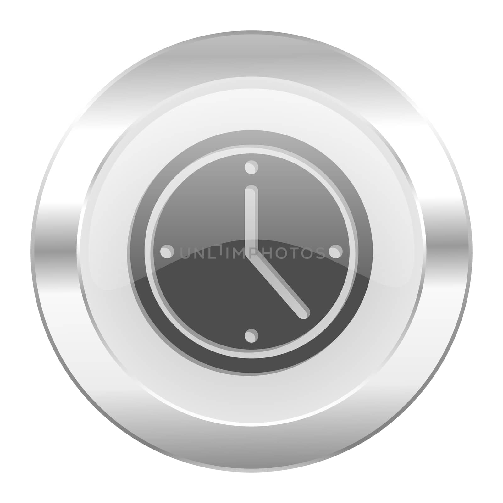 time chrome web icon isolated