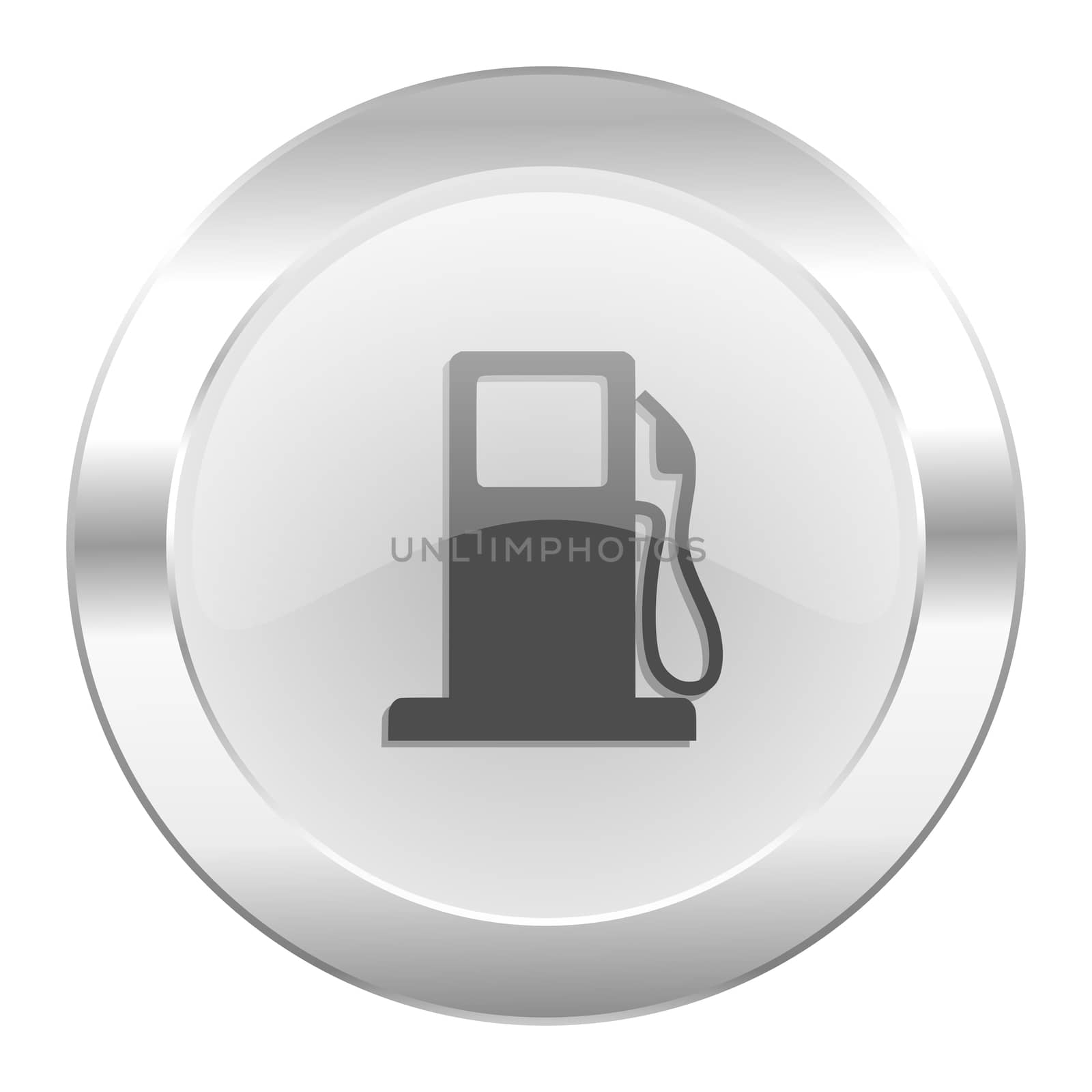 petrol chrome web icon isolated