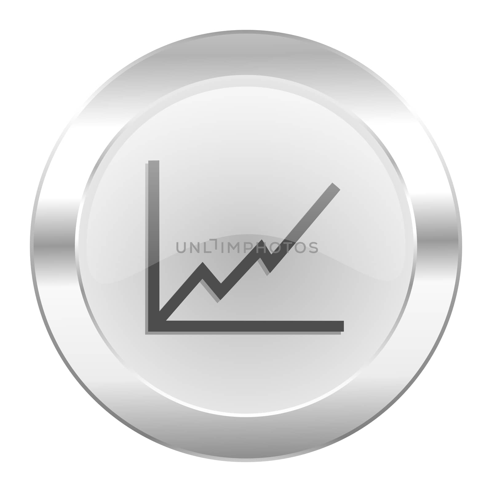 chart chrome web icon isolated
