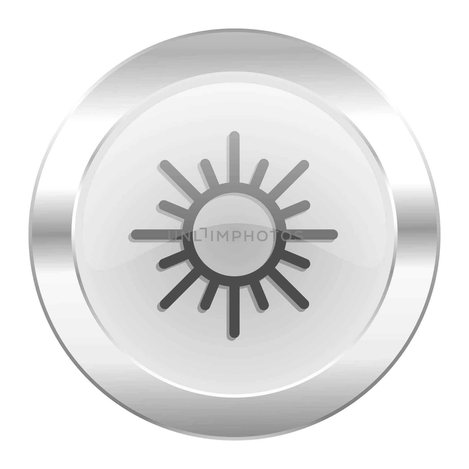 sun chrome web icon isolated