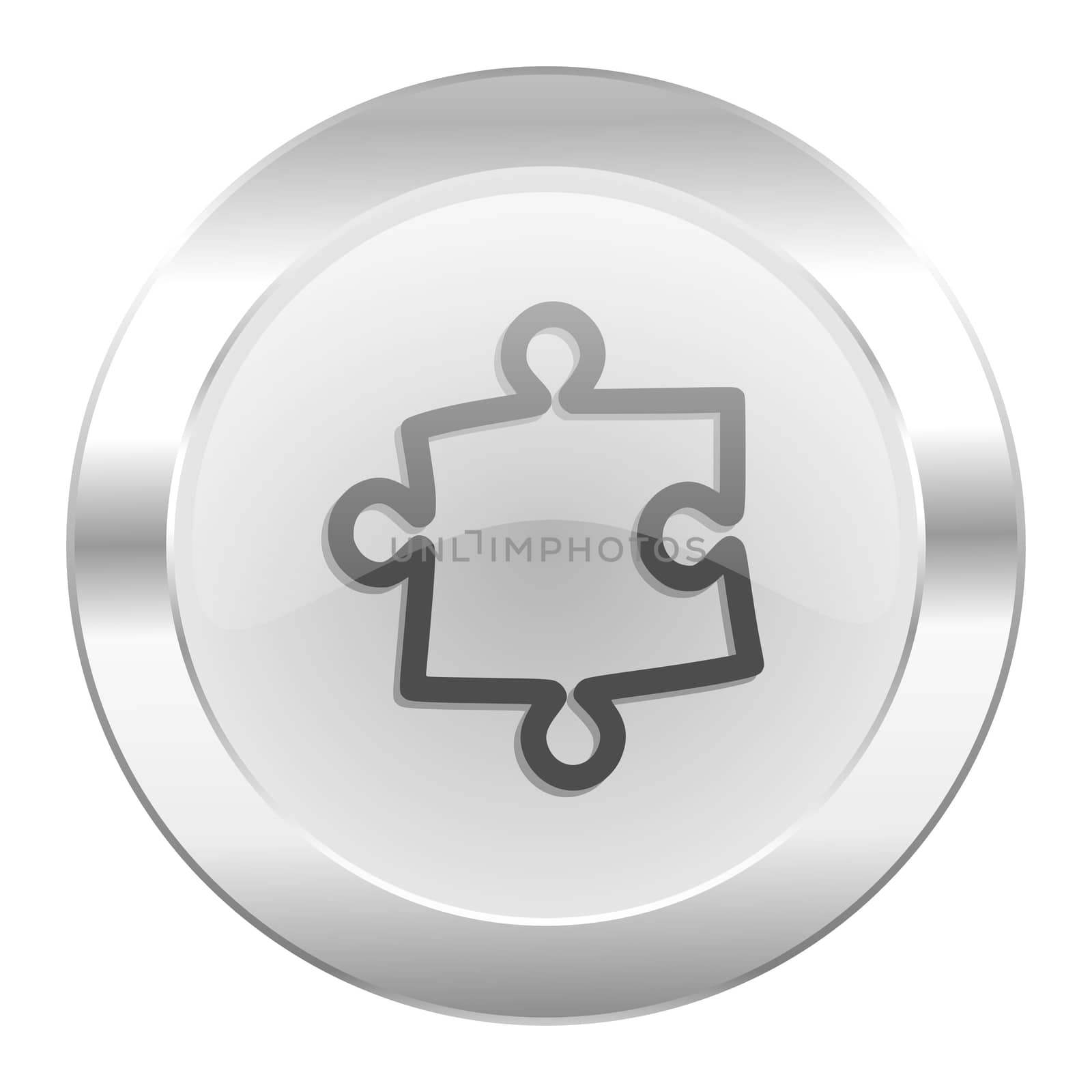 puzzle chrome web icon isolated