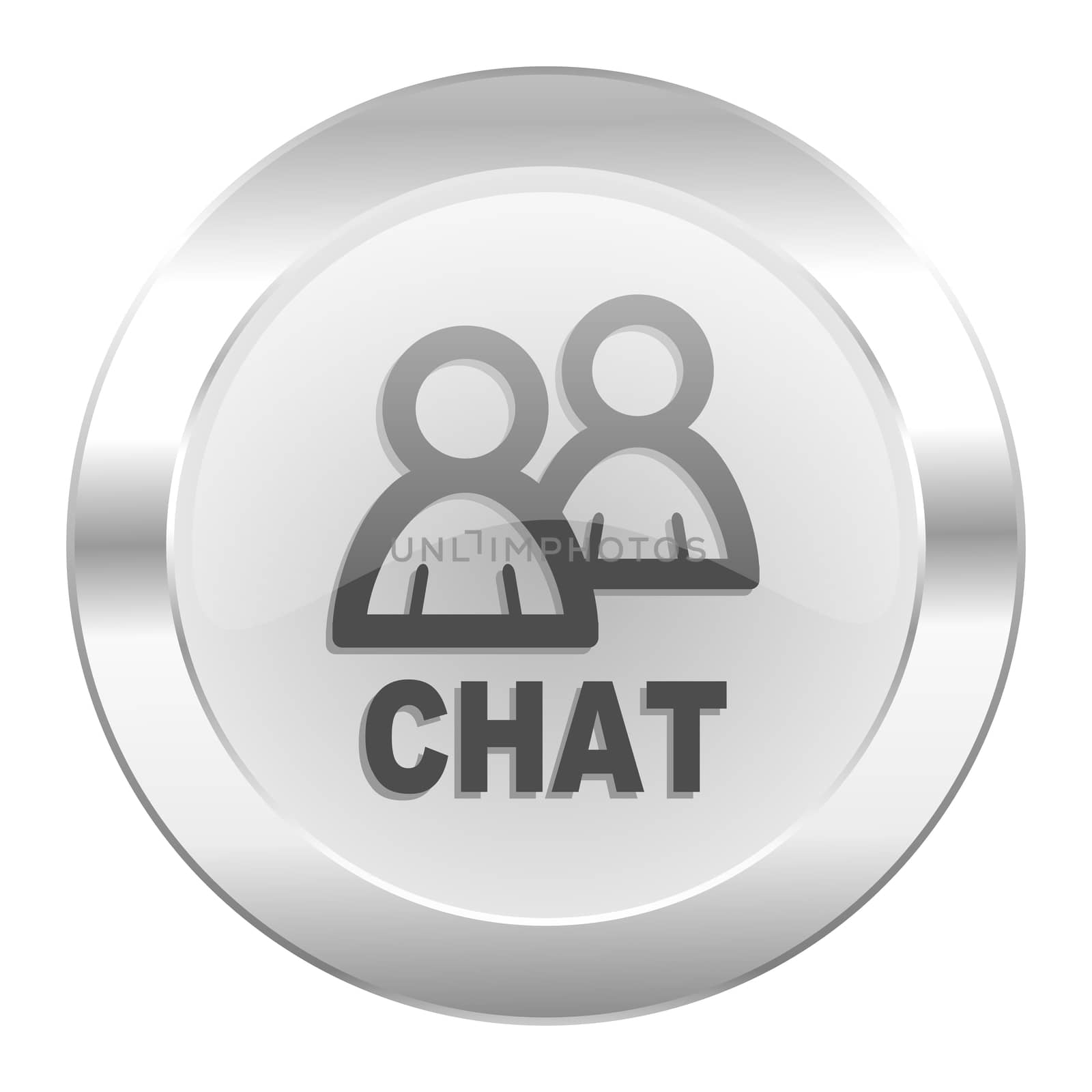 chat chrome web icon isolated