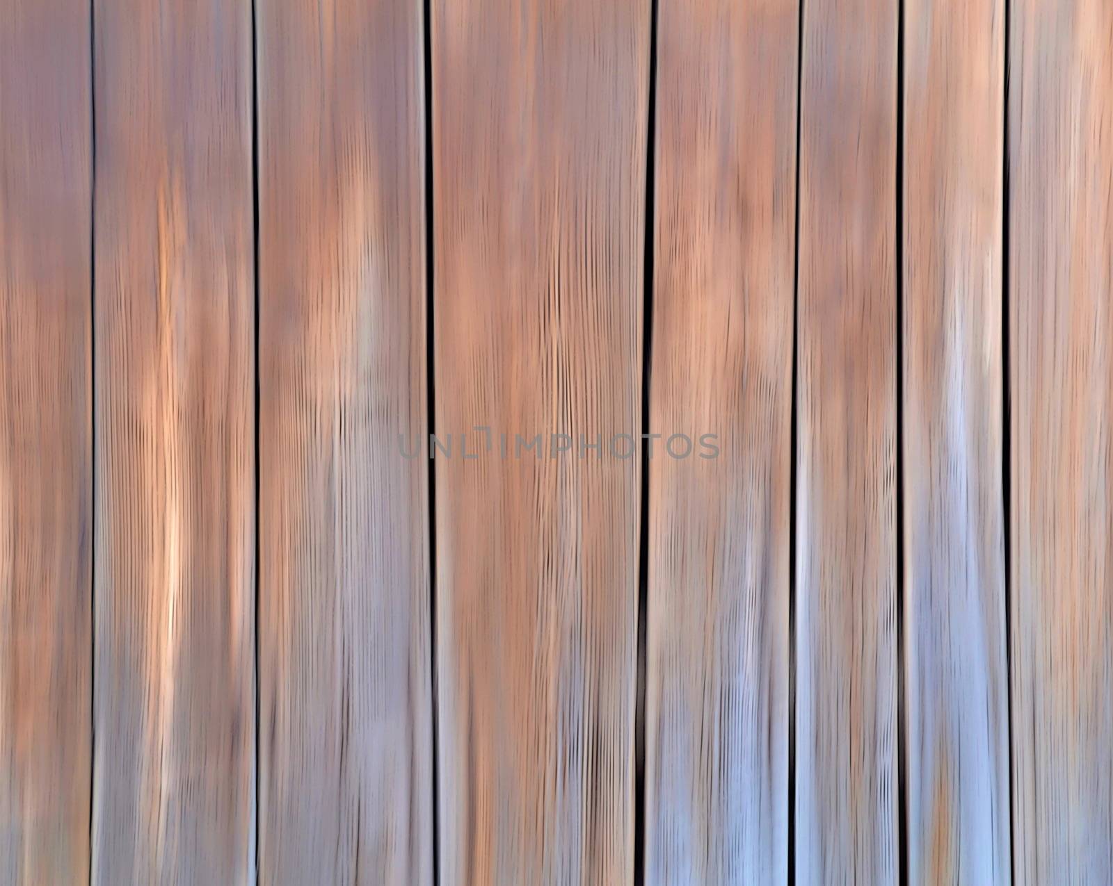 abstract background or texture blurred brown wooden boards