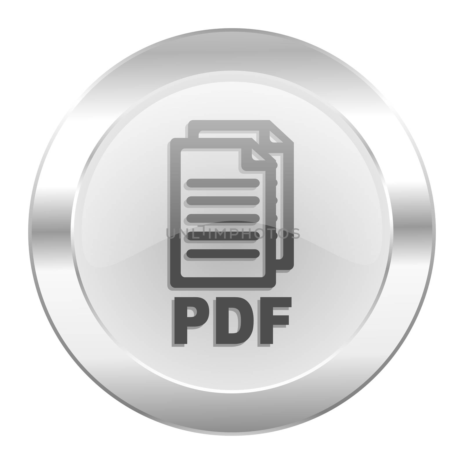pdf chrome web icon isolated,