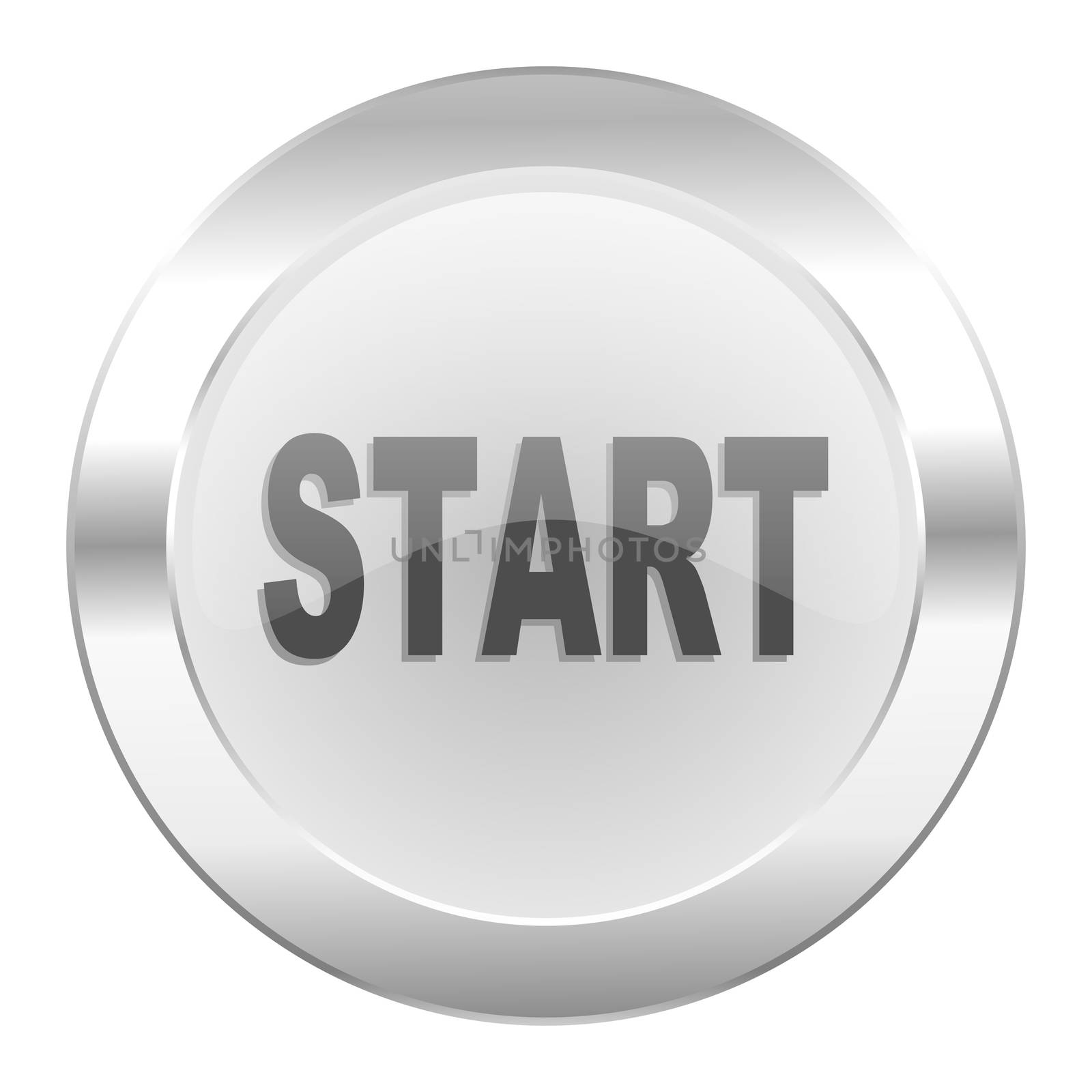 start chrome web icon isolated