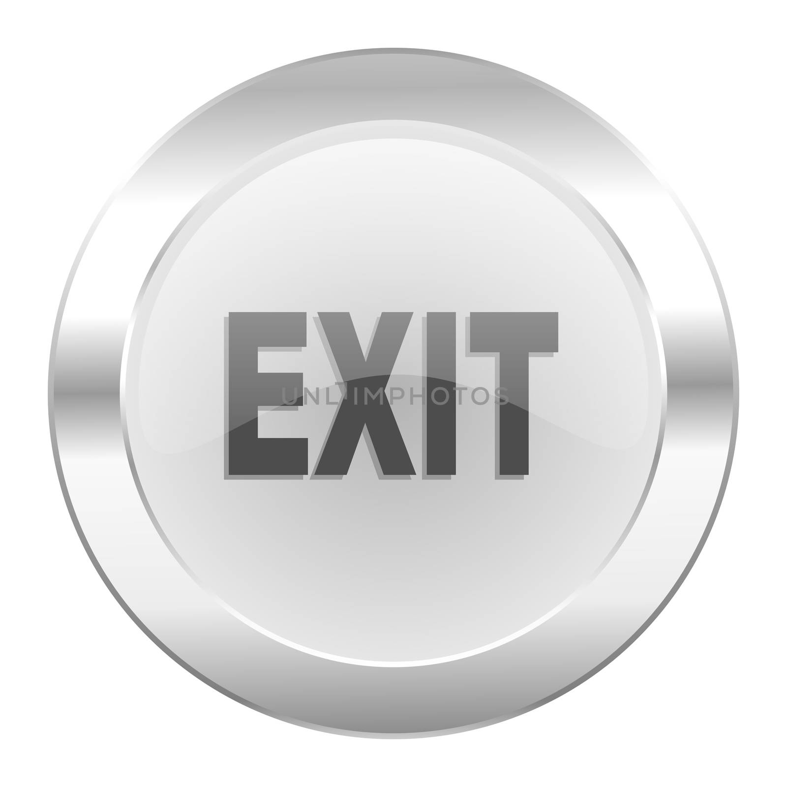 exit chrome web icon isolated