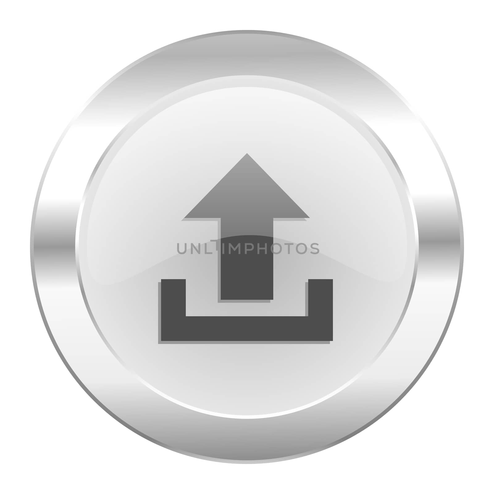 upload chrome web icon isolated