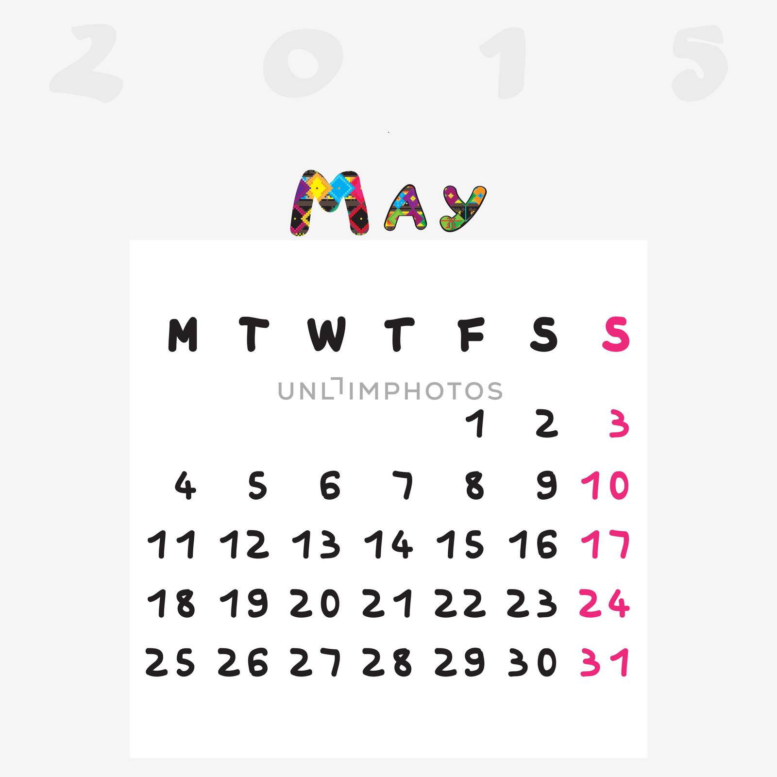 calendar 2015 may by catacos