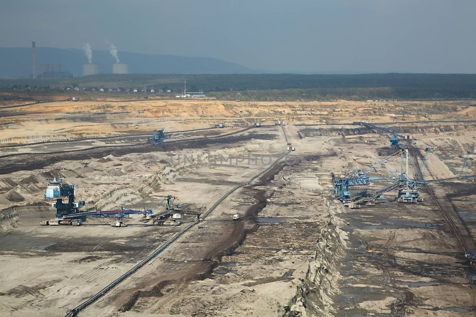 Open pit mining of coal