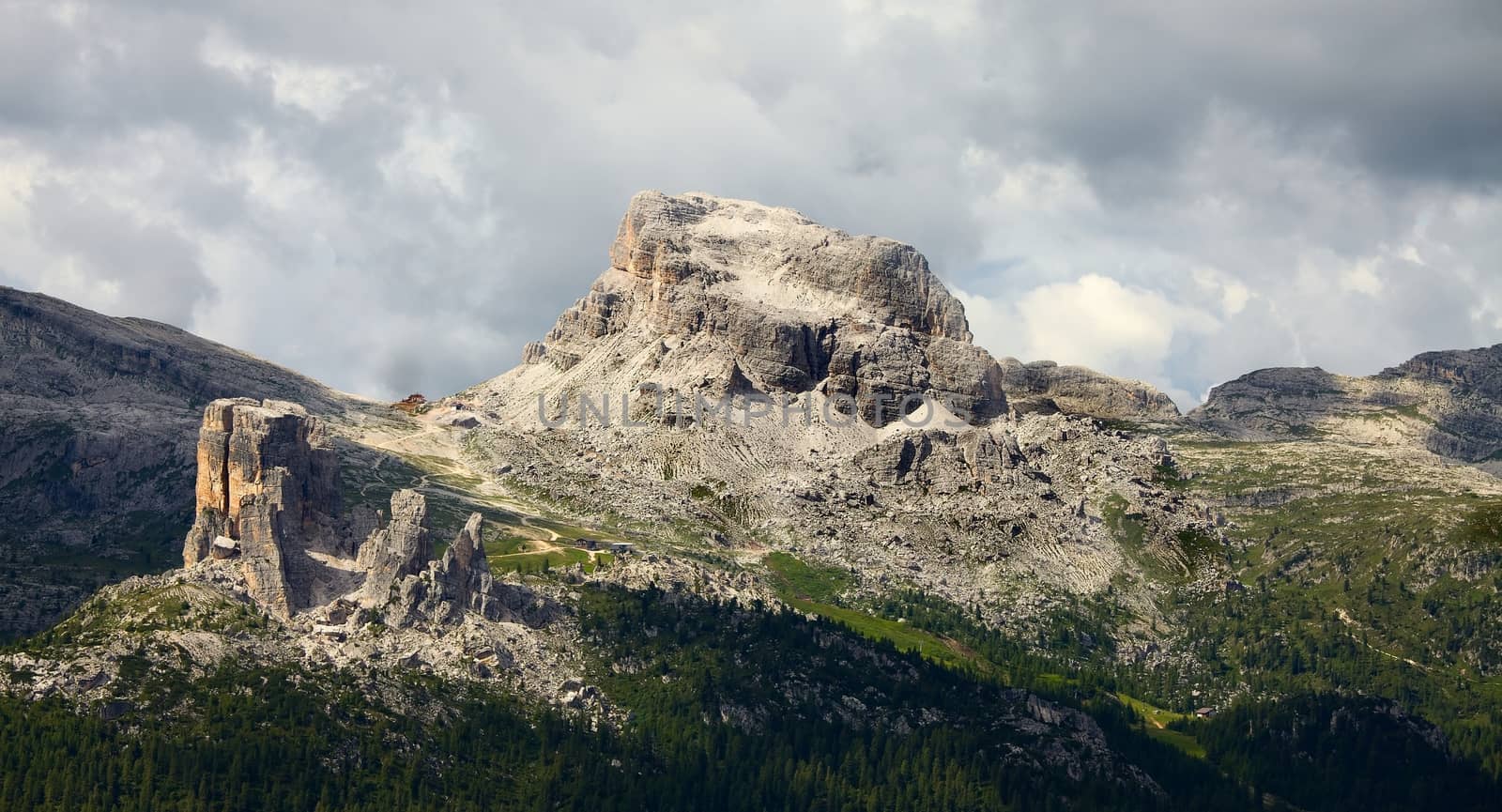 Cinque Torri, rock formation in the Dolomites