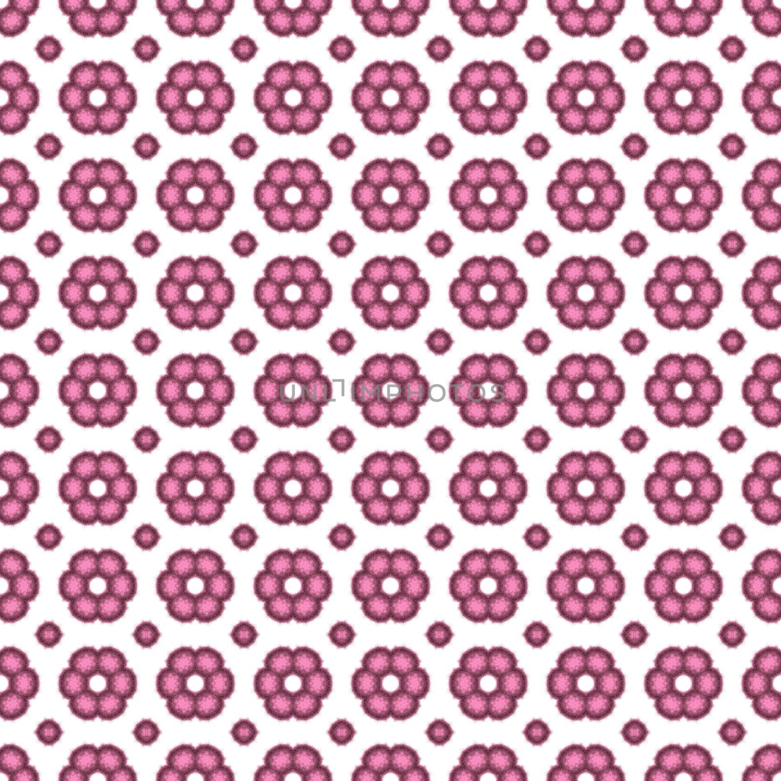 Digital computer graphic - decorative seamless ornament in a bright colors for design.