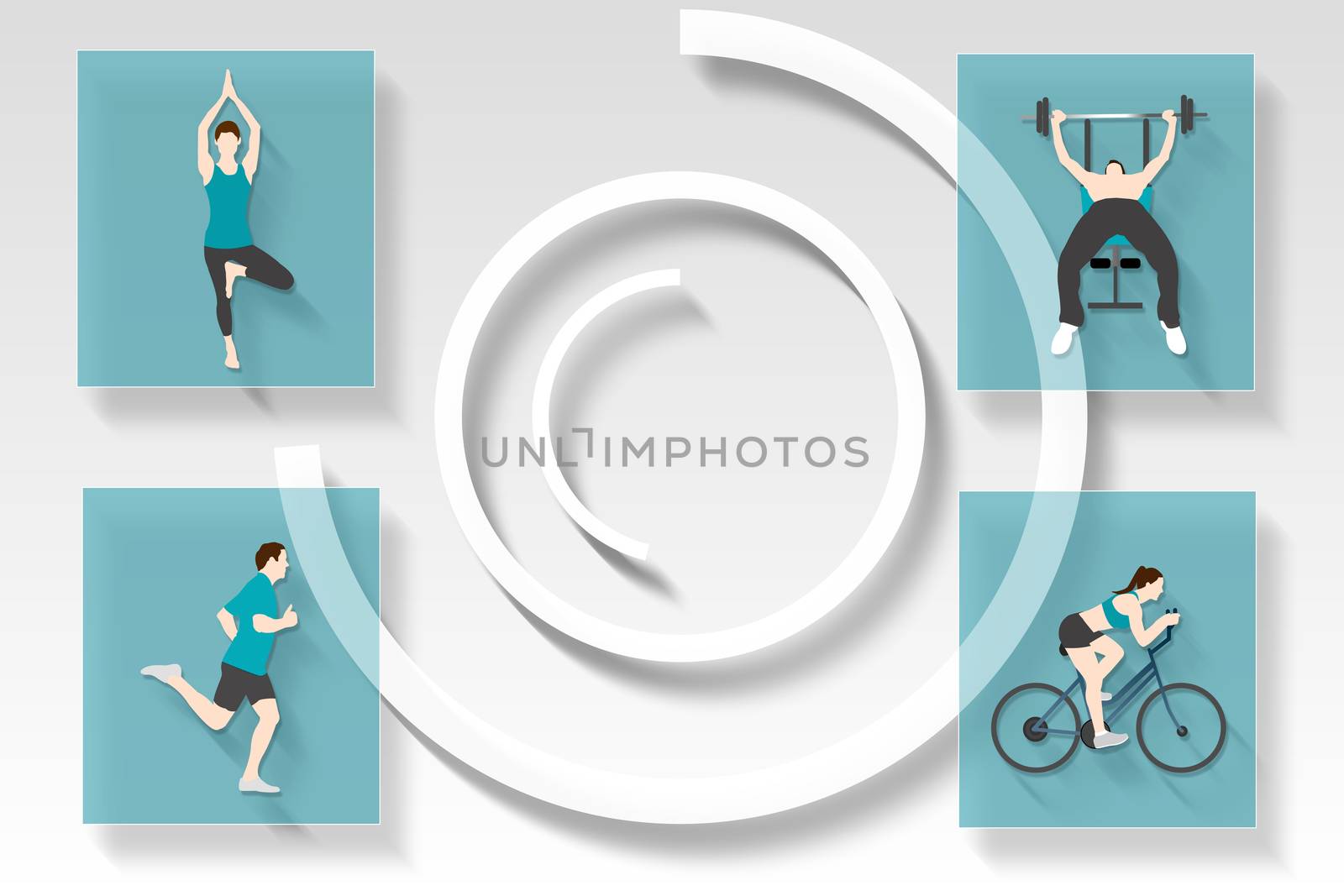 Fitness and health app menu by Wavebreakmedia