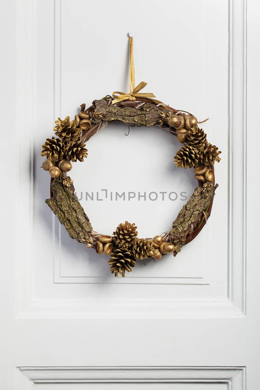 Decorated twig wreath by igor_stramyk