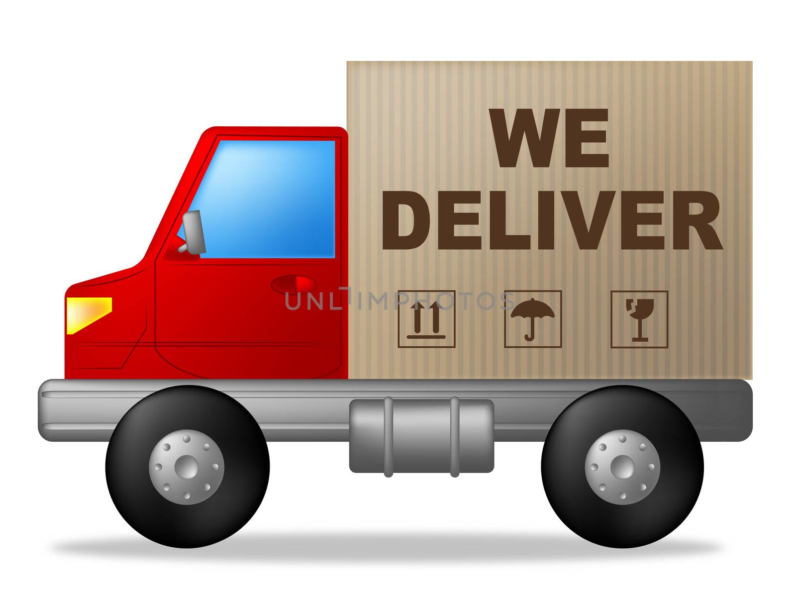 We Deliver Shows Postage Moving And Vehicle by stuartmiles