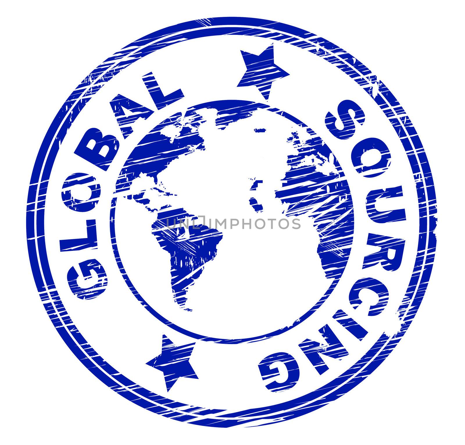 Global Sourcing Representing Worldwide Supplied And Supplies