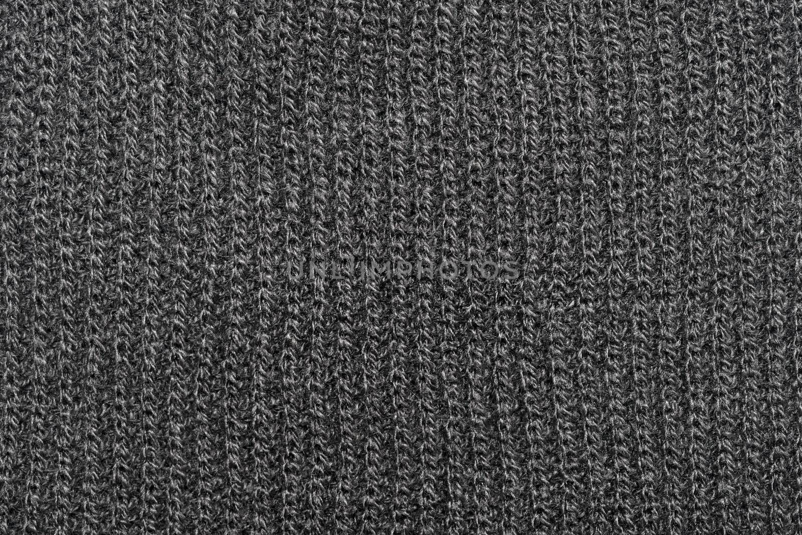 Monochrome knitting wool texture background