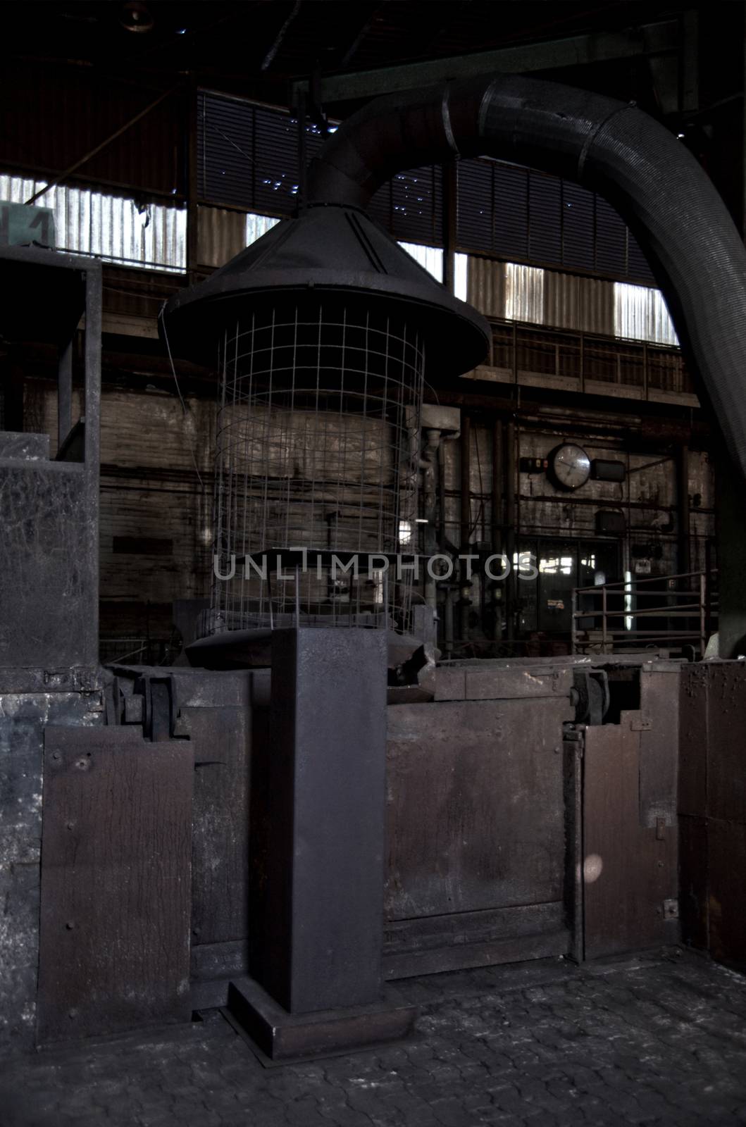 Interior View of the Carlshuette in Buedelsdorf, Germany, Location of the NordArt