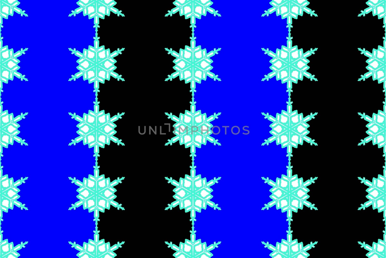 Digital computer grapgic - seamless decorative ornament with snowflaces for design.
