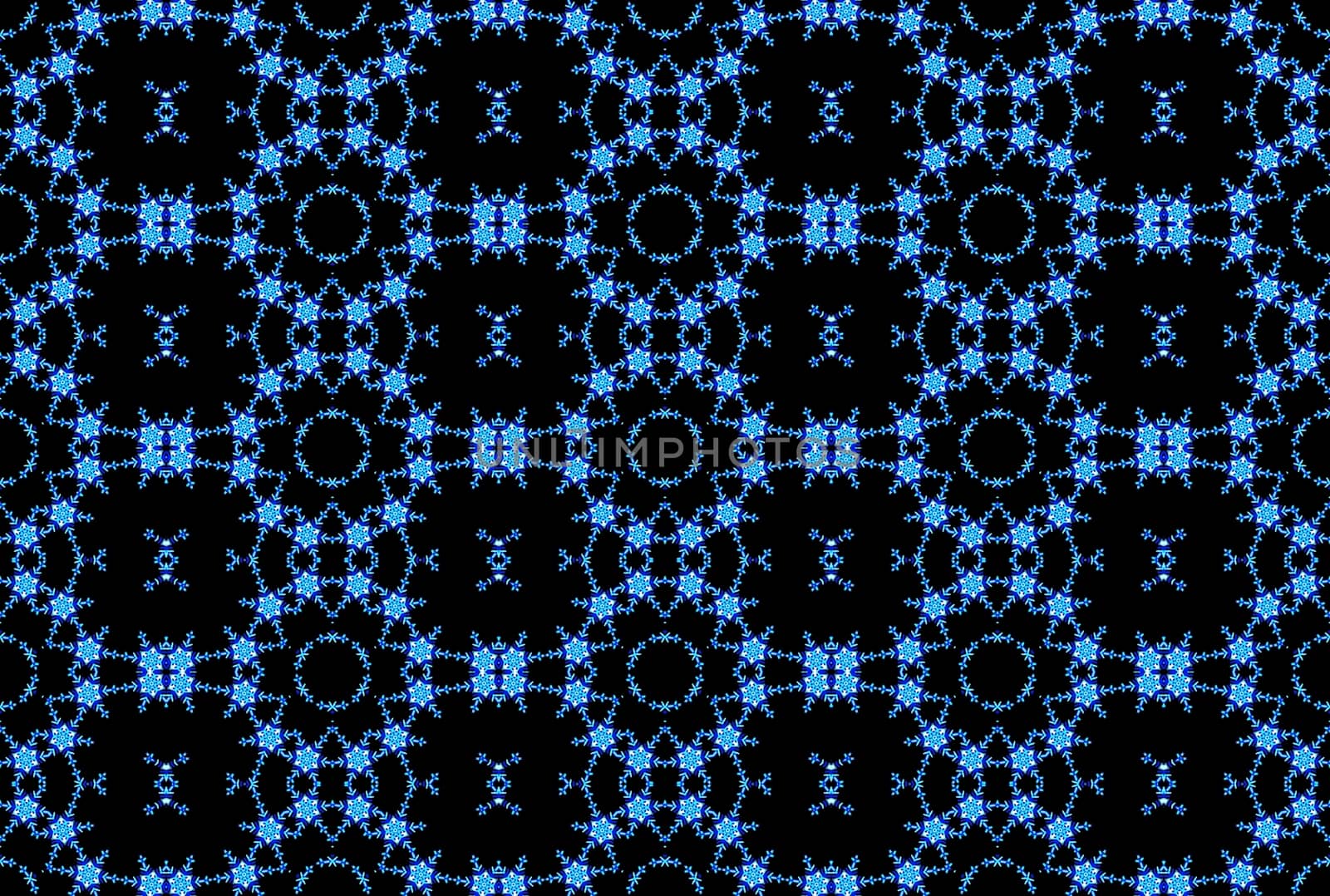 Digital computer grapgic - seamless decorative ornament with snowflaces for design.