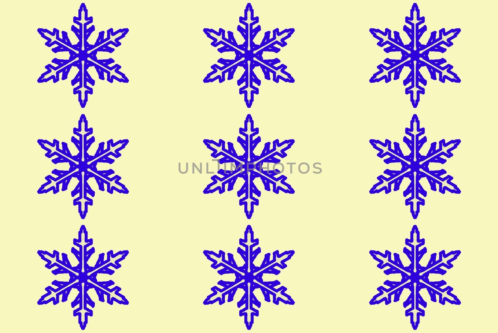 Digital computer grapgic - seamless decorative ornament with snowflaces for design.